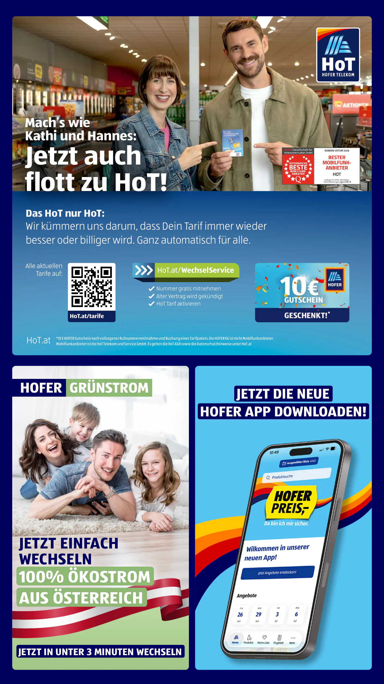 (AT) HOFER Kommanditgesellschaft, 11 hofer reisen katalog 2026, 8. oldal (2026. okt. 26. – 2027. jan. 12.)