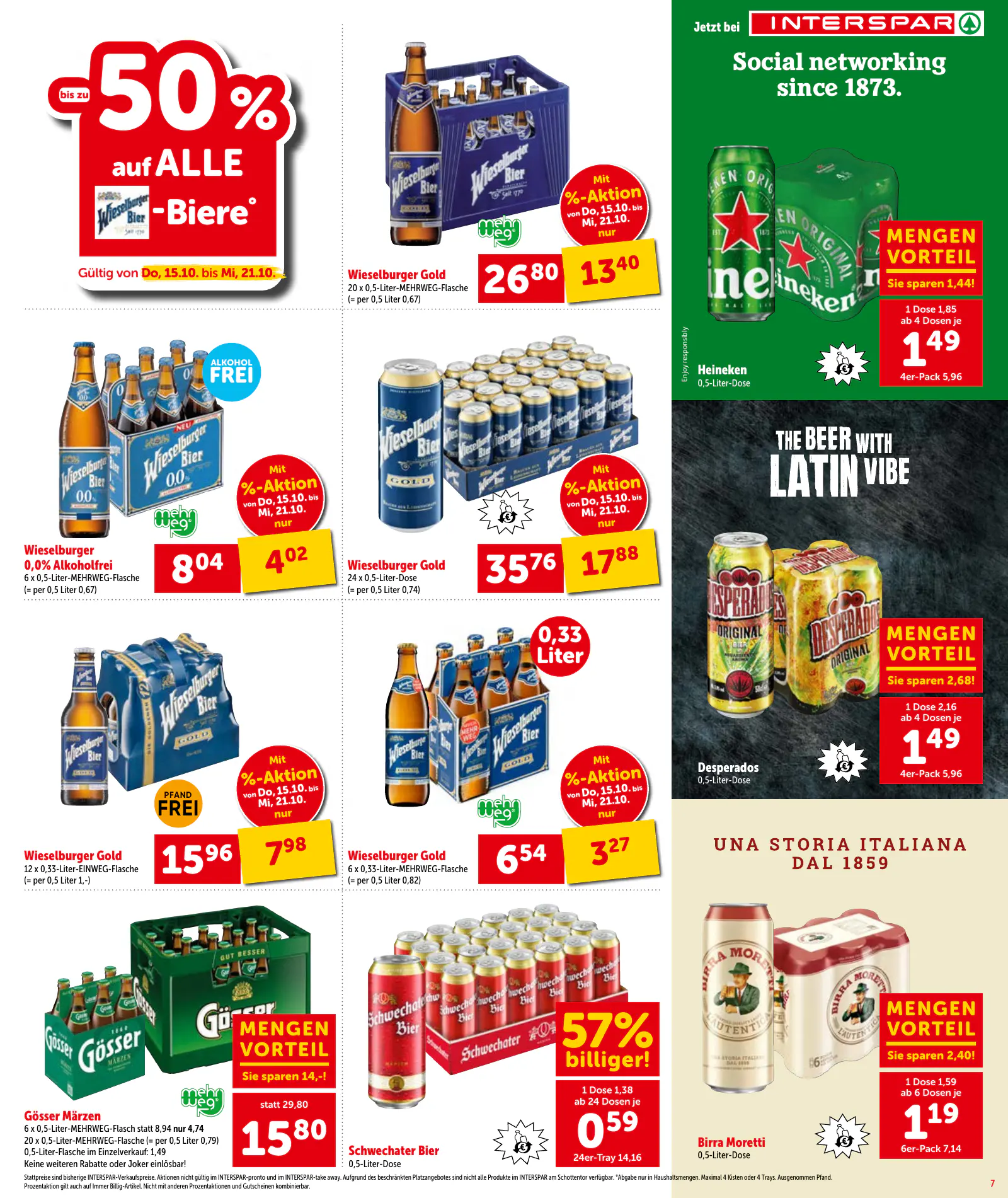 Interspar Ausztria akciós újság, 7. oldal (okt. 15–21.)