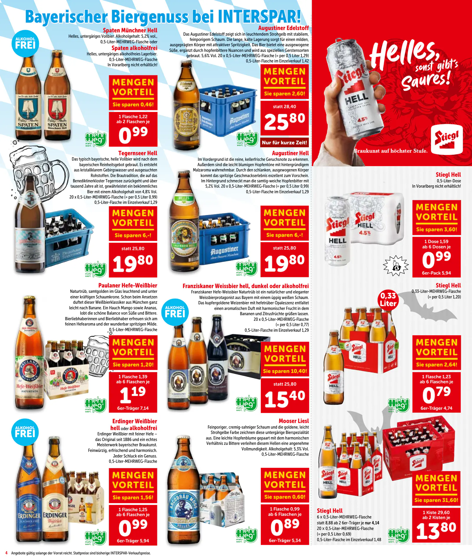 Interspar Ausztria akciós újság, 5. oldal (okt. 22. – nov. 4.)