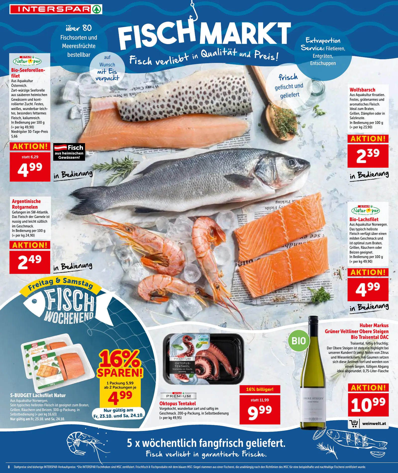 Interspar Ausztria akciós újság, 9. oldal (okt. 22. – nov. 4.)