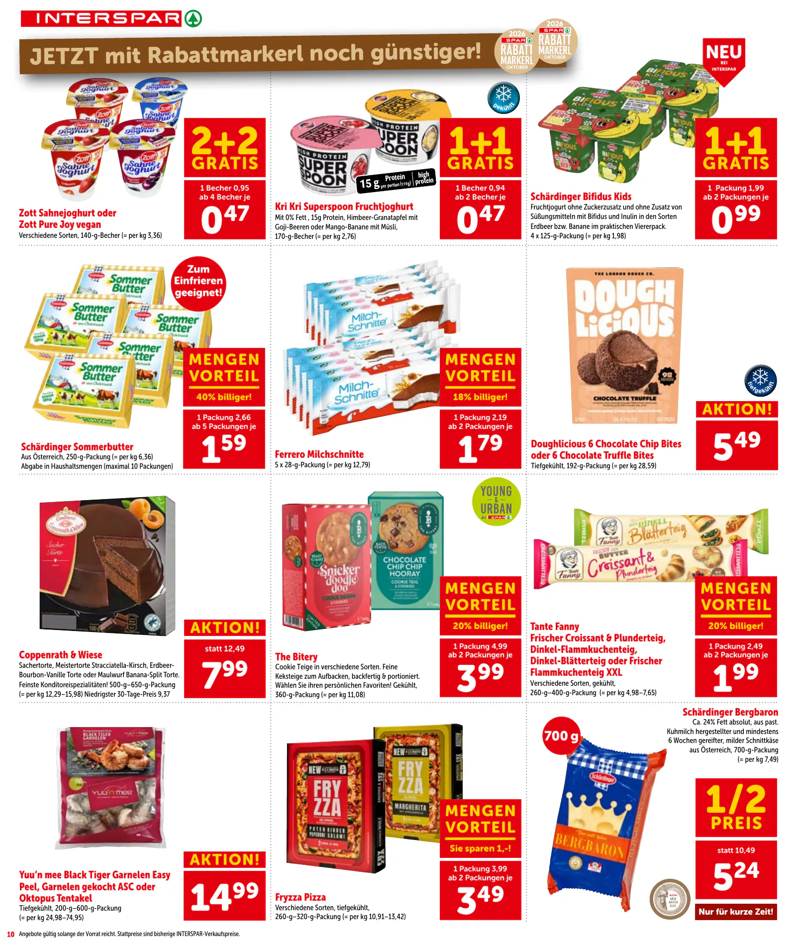 Interspar Ausztria akciós újság, 11. oldal (okt. 22. – nov. 4.)