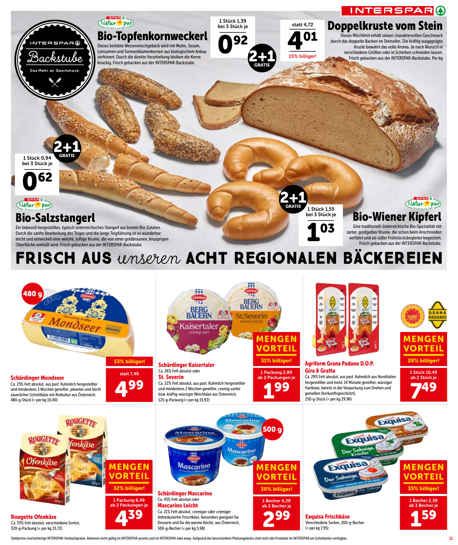 Interspar Ausztria akciós újság, 12. oldal (okt. 22. – nov. 4.)