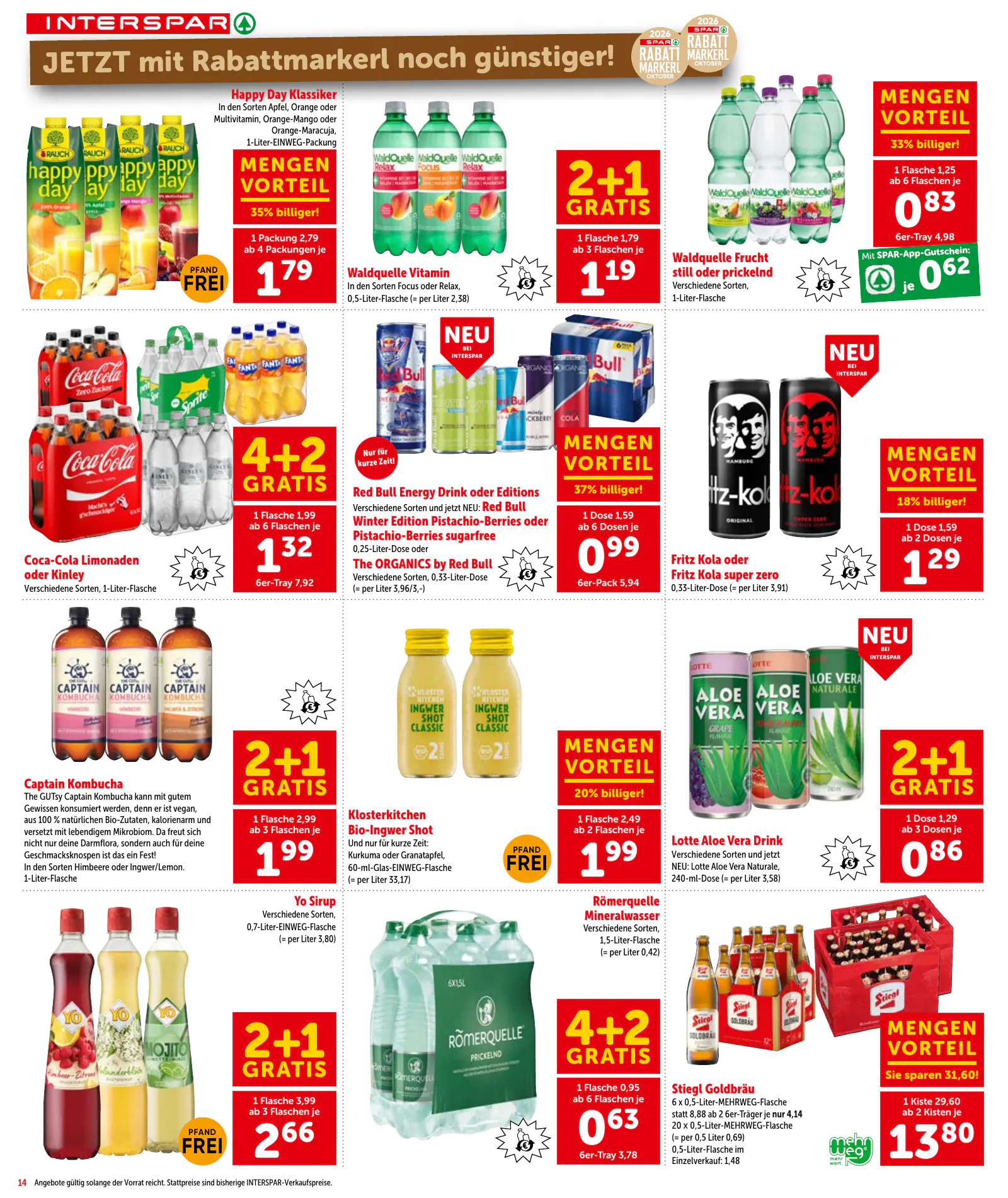 Interspar Ausztria akciós újság, 15. oldal (okt. 22. – nov. 4.)