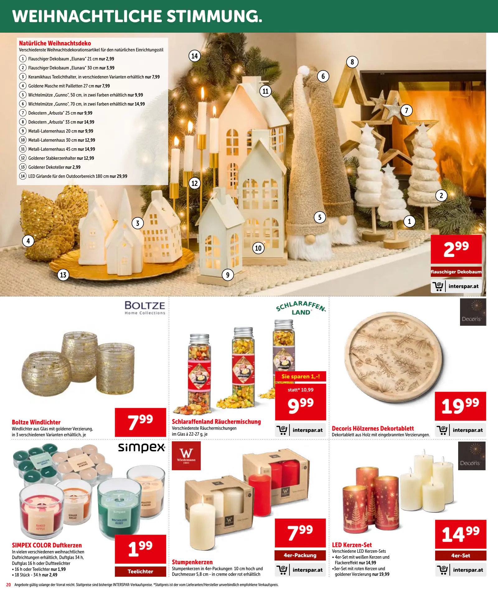 Interspar Ausztria akciós újság, 21. oldal (okt. 22. – nov. 4.)