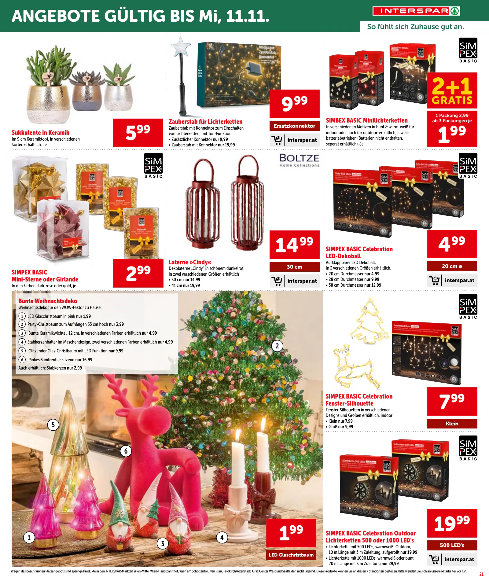 Interspar Ausztria akciós újság, 22. oldal (okt. 22. – nov. 4.)