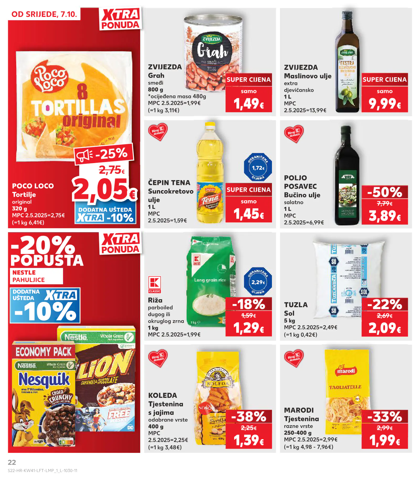 Kaufland Horvátország KDZ, 22. oldal (okt. 7–13.)