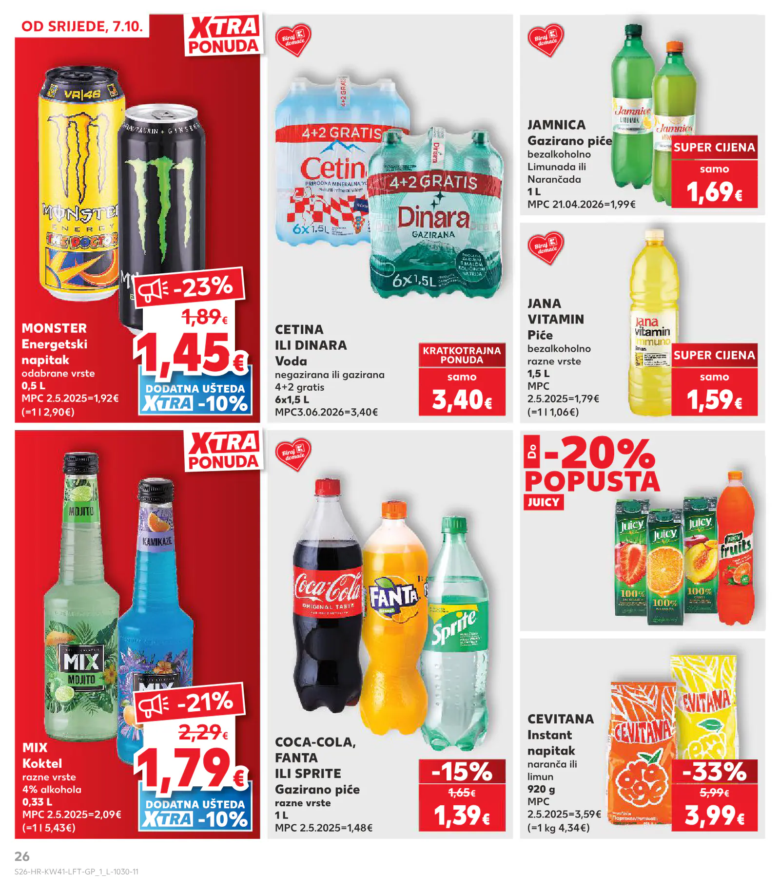 Kaufland Horvátország KDZ, 26. oldal (okt. 7–13.)
