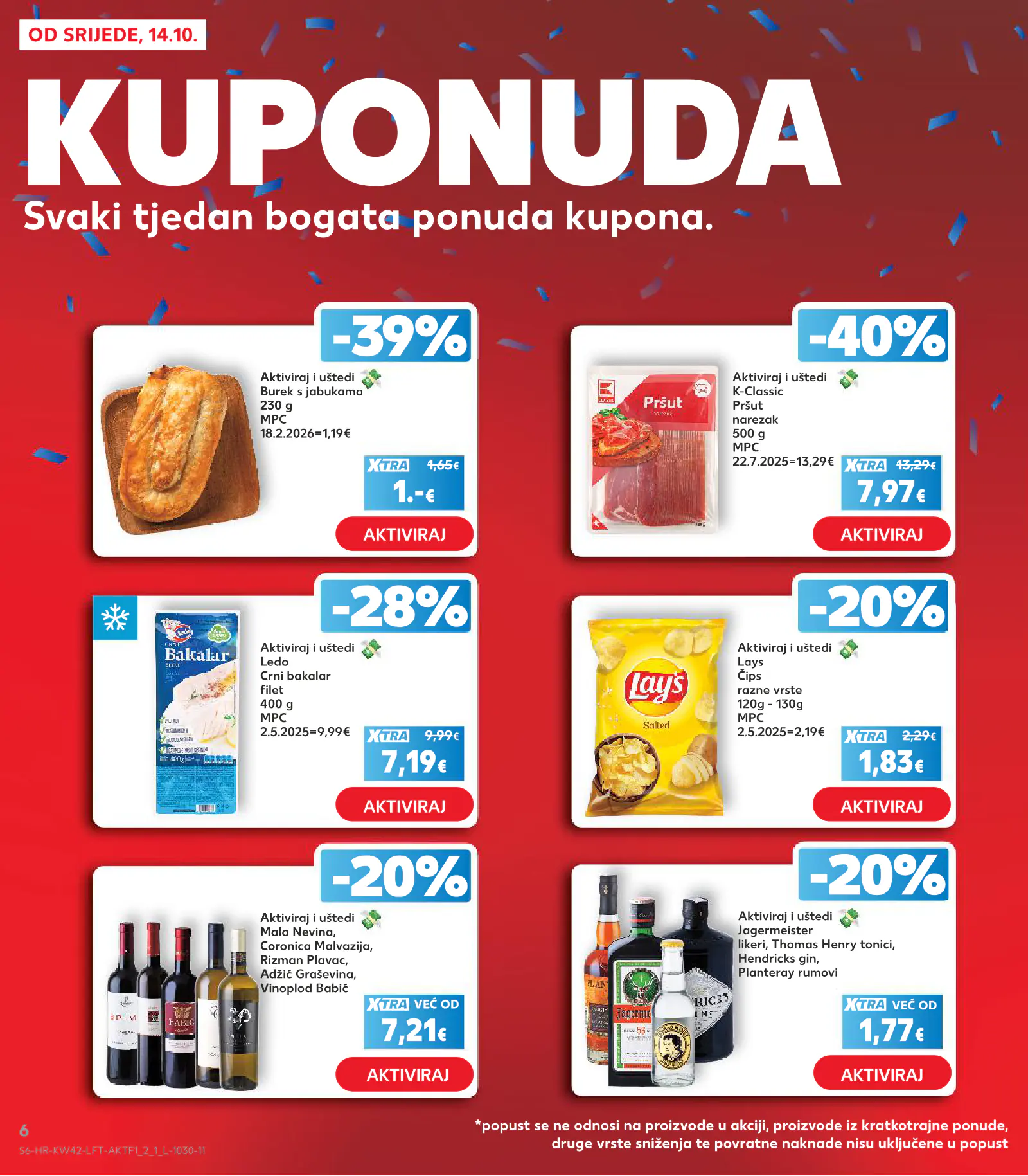 Kaufland Horvátország KDZ, 6. oldal (okt. 14–20.)