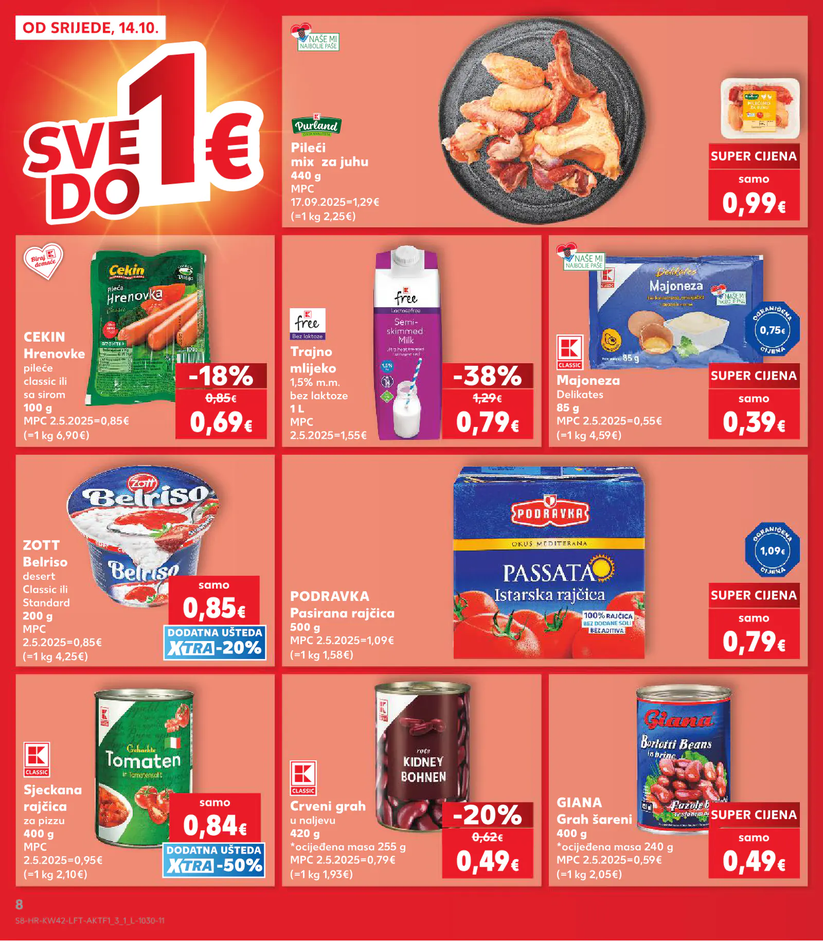 Kaufland Horvátország KDZ, 8. oldal (okt. 14–20.)