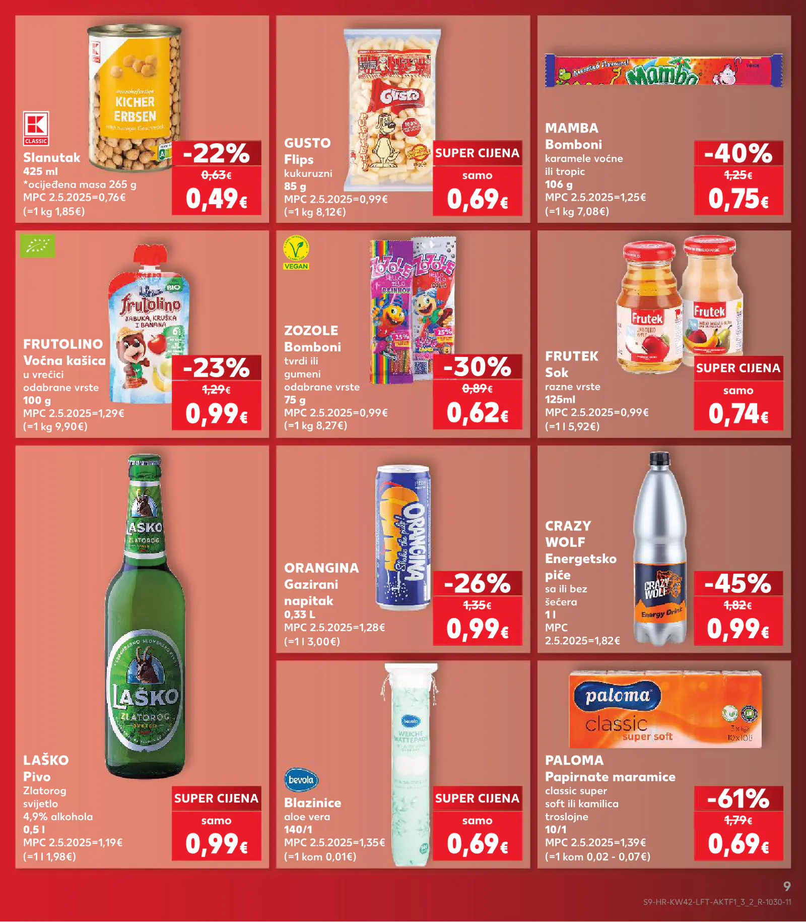 Kaufland Horvátország KDZ, 9. oldal (okt. 14–20.)