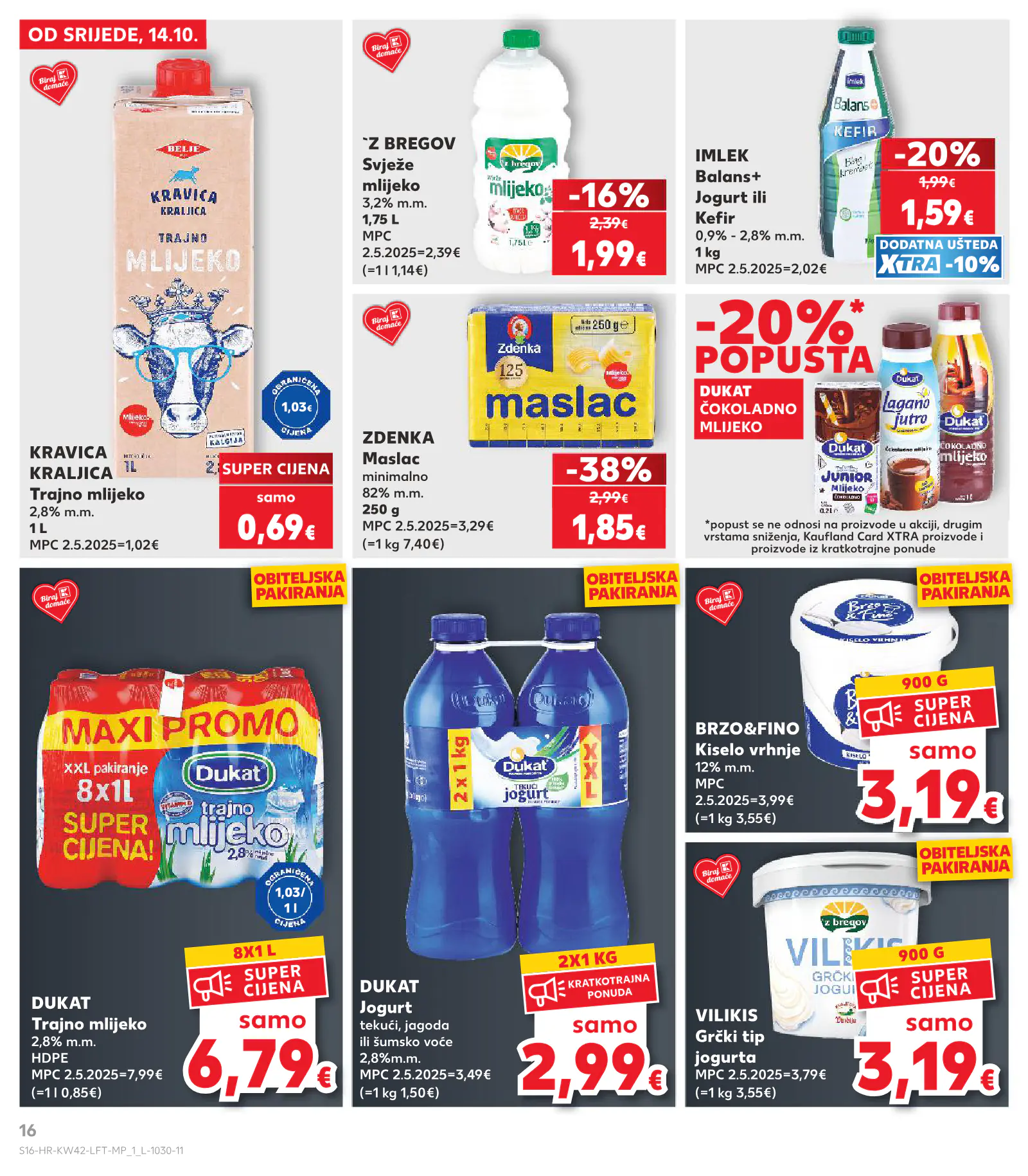 Kaufland Horvátország KDZ, 16. oldal (okt. 14–20.)