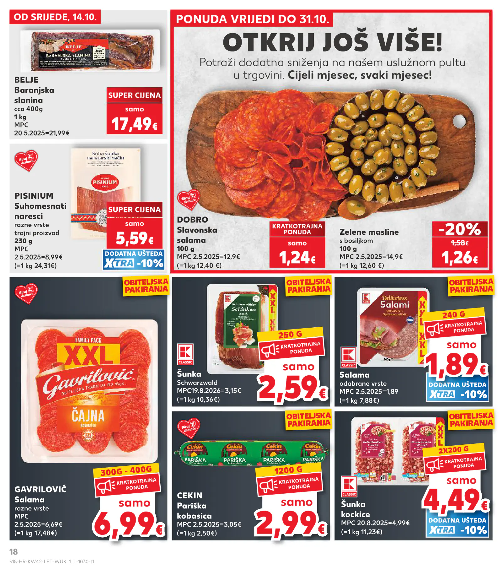Kaufland Horvátország KDZ, 18. oldal (okt. 14–20.)