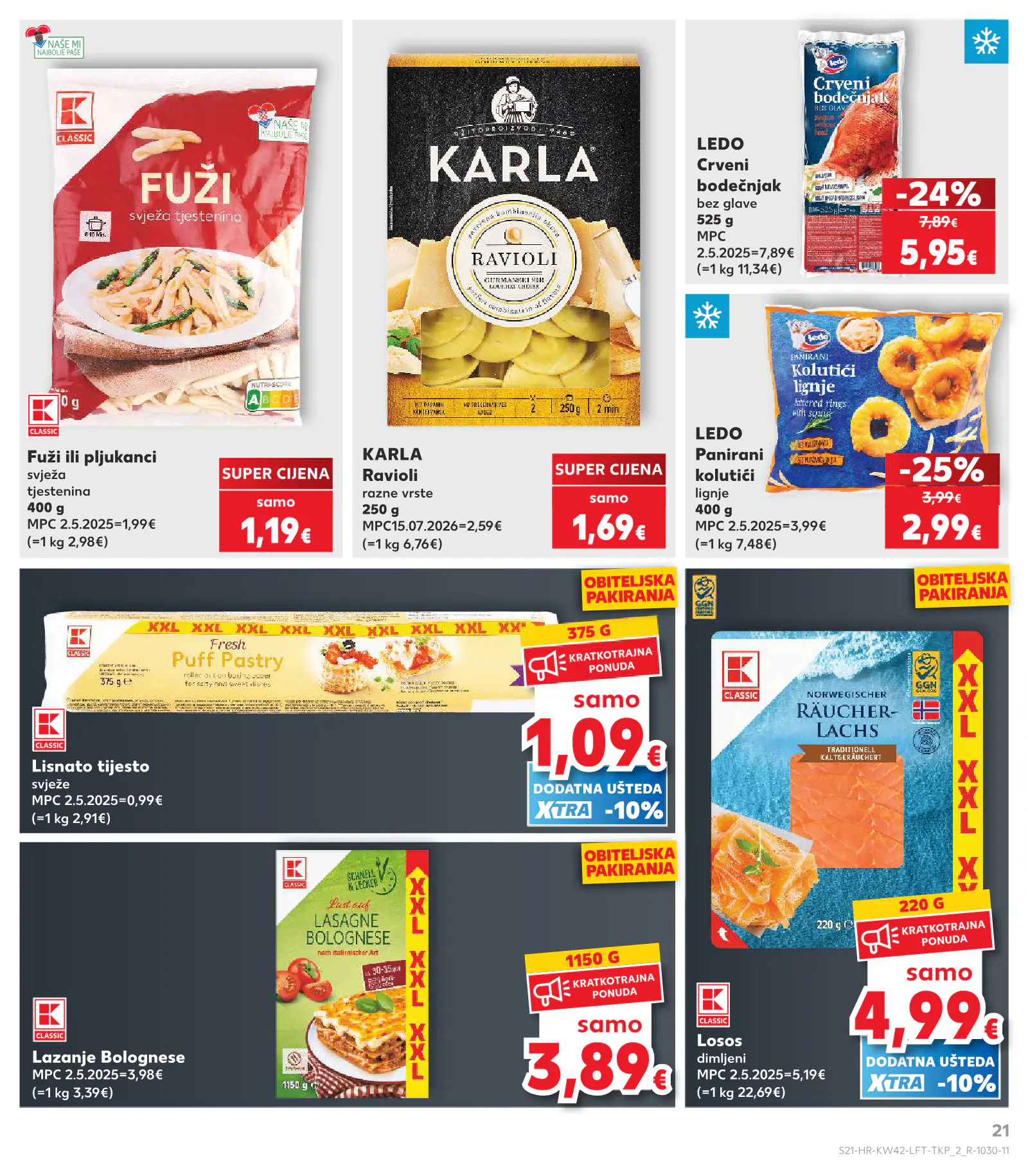 Kaufland Horvátország KDZ, 21. oldal (okt. 14–20.)