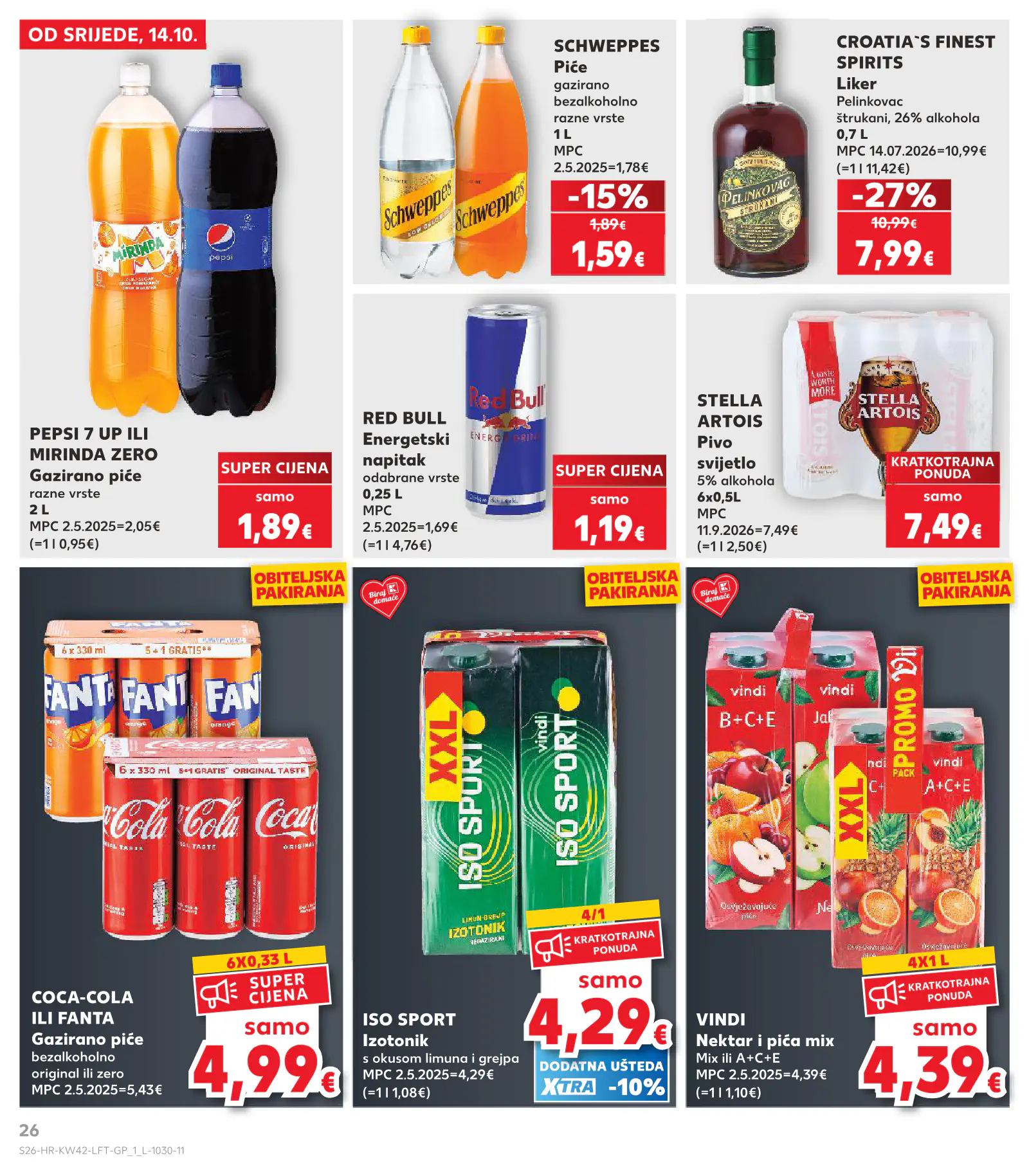 Kaufland Horvátország KDZ, 26. oldal (okt. 14–20.)