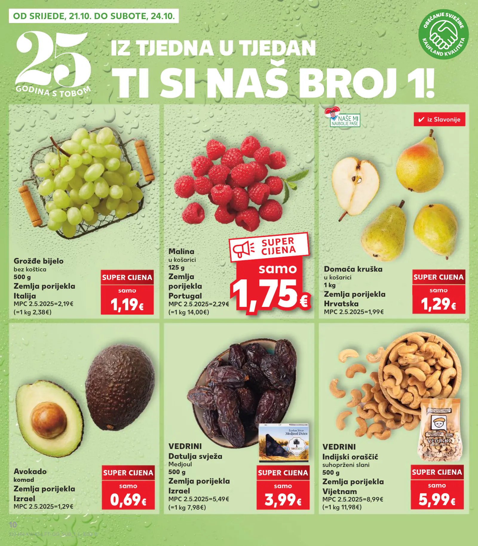 Kaufland Horvátország KDZ, 10. oldal (okt. 21–27.)