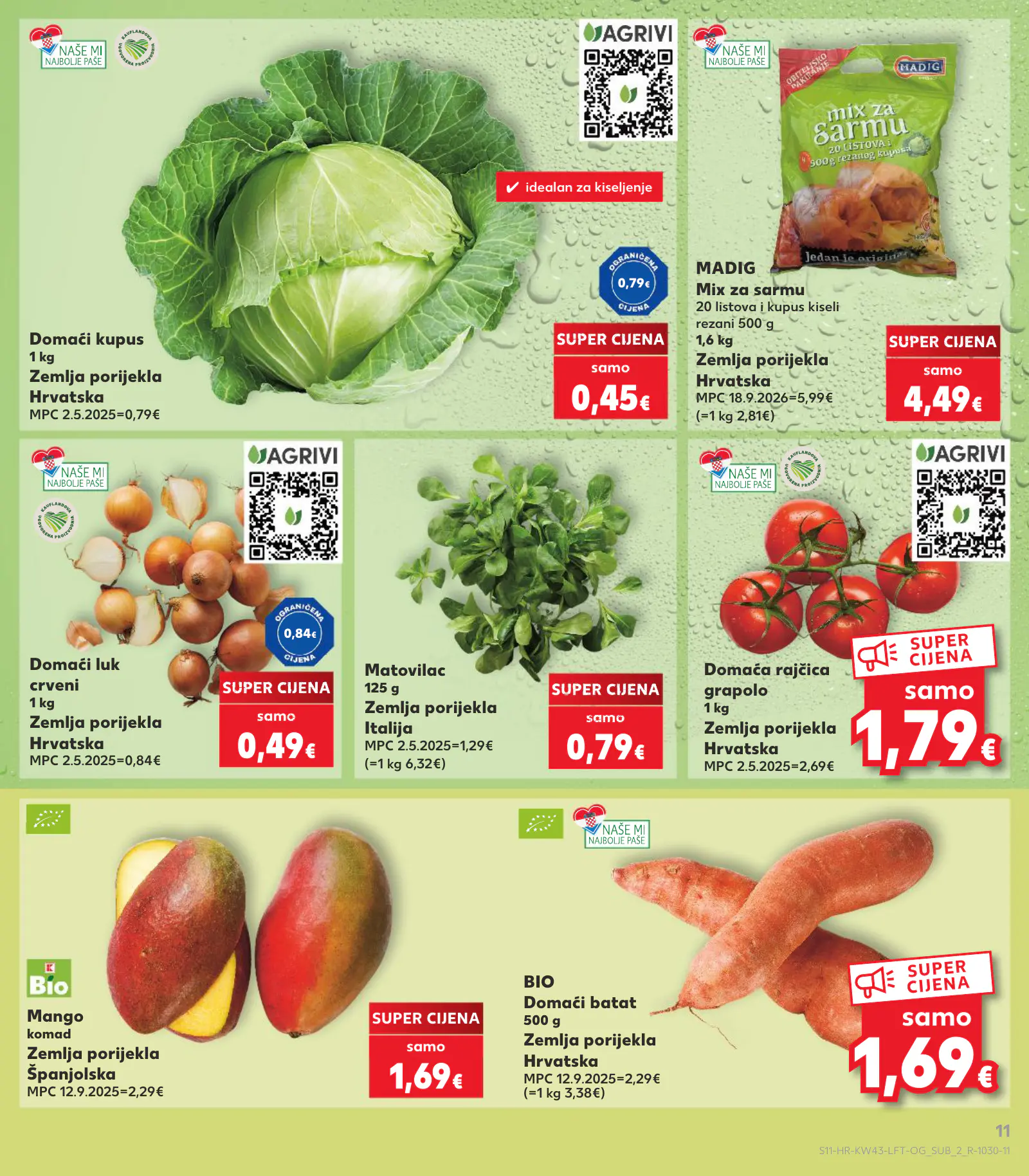 Kaufland Horvátország KDZ, 11. oldal (okt. 21–27.)
