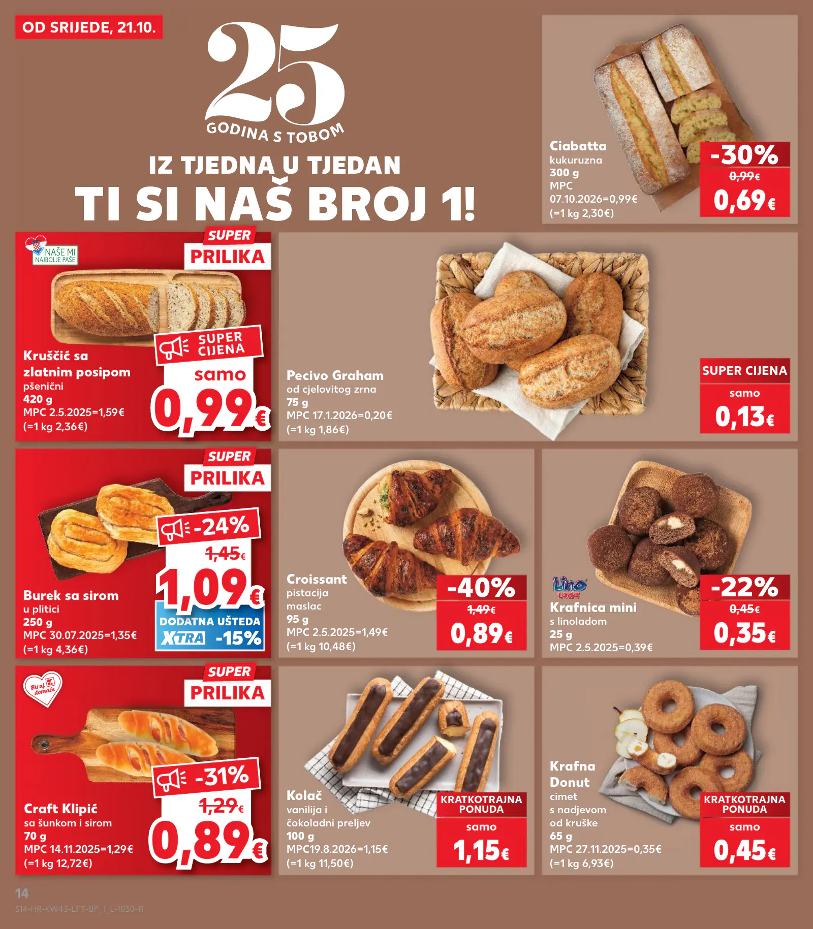 Kaufland Horvátország KDZ, 14. oldal (okt. 21–27.)