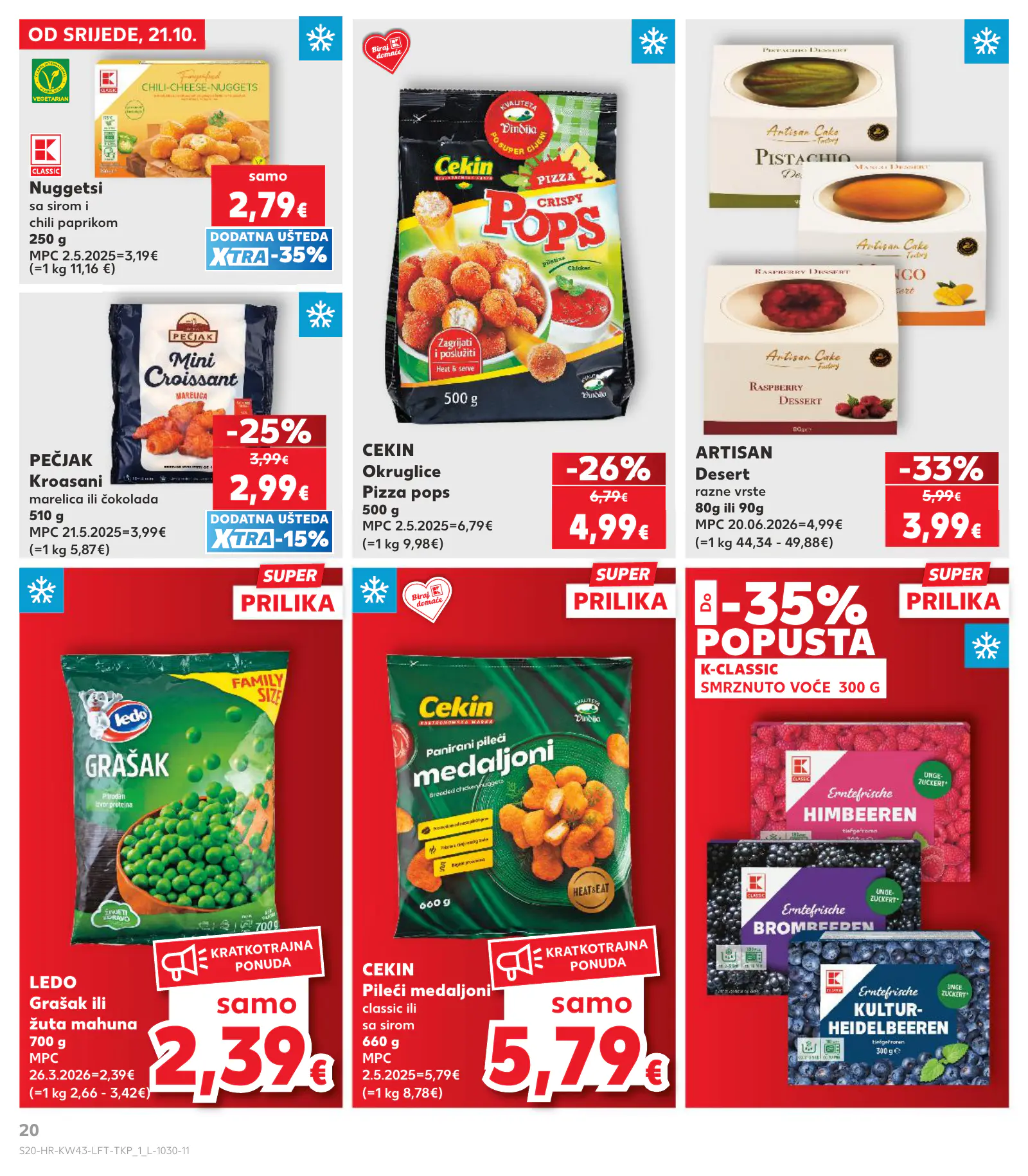 Kaufland Horvátország KDZ, 20. oldal (okt. 21–27.)