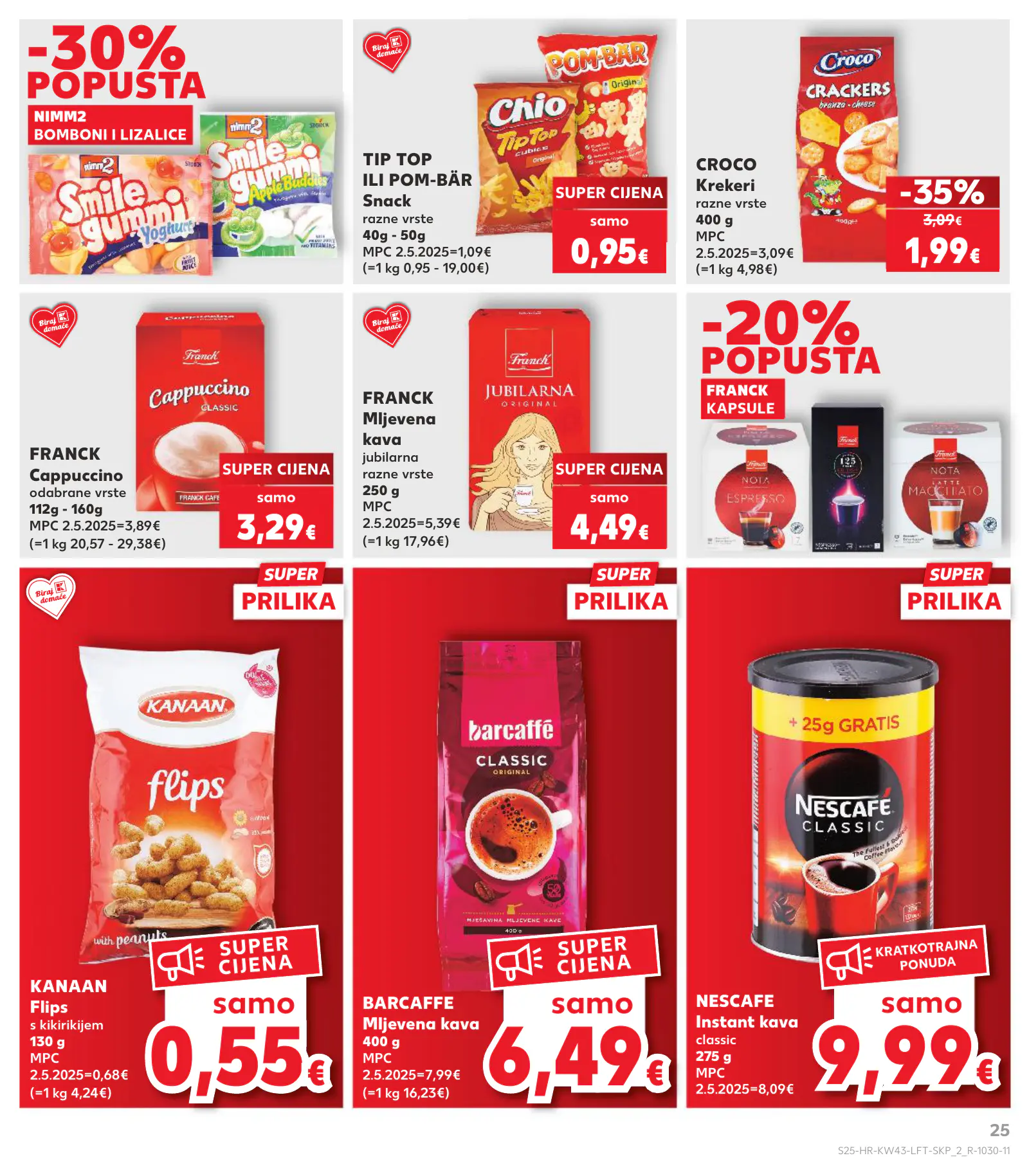 Kaufland Horvátország KDZ, 25. oldal (okt. 21–27.)