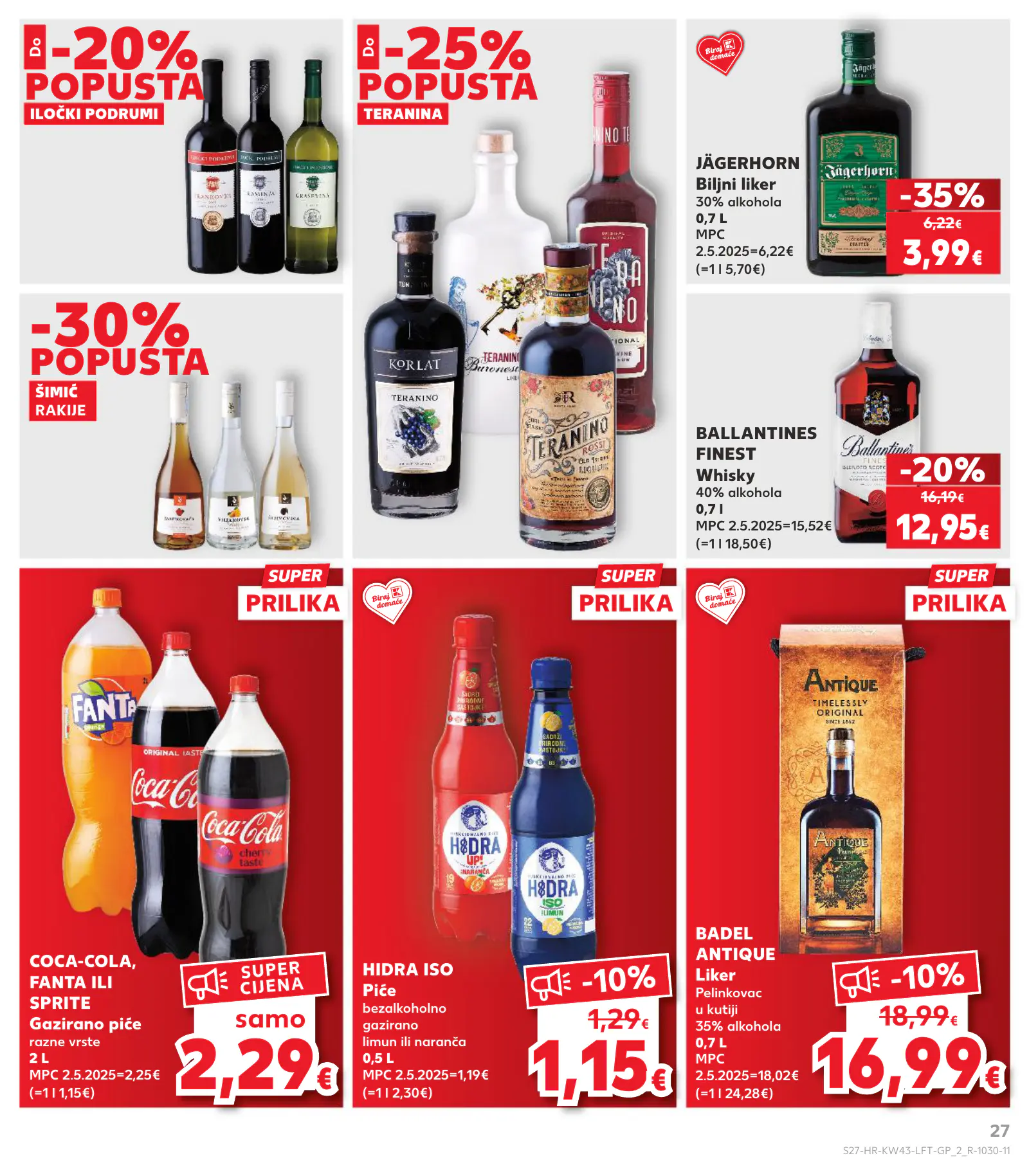 Kaufland Horvátország KDZ, 27. oldal (okt. 21–27.)