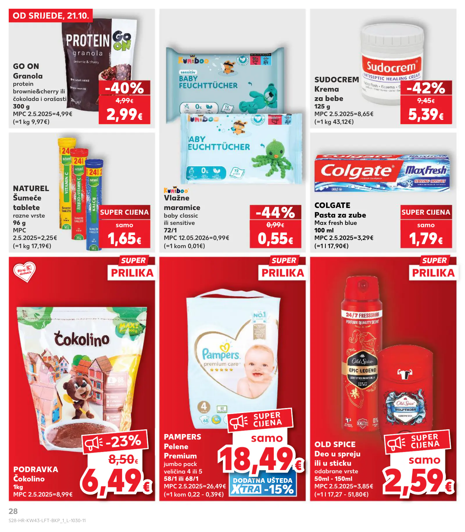Kaufland Horvátország KDZ, 28. oldal (okt. 21–27.)