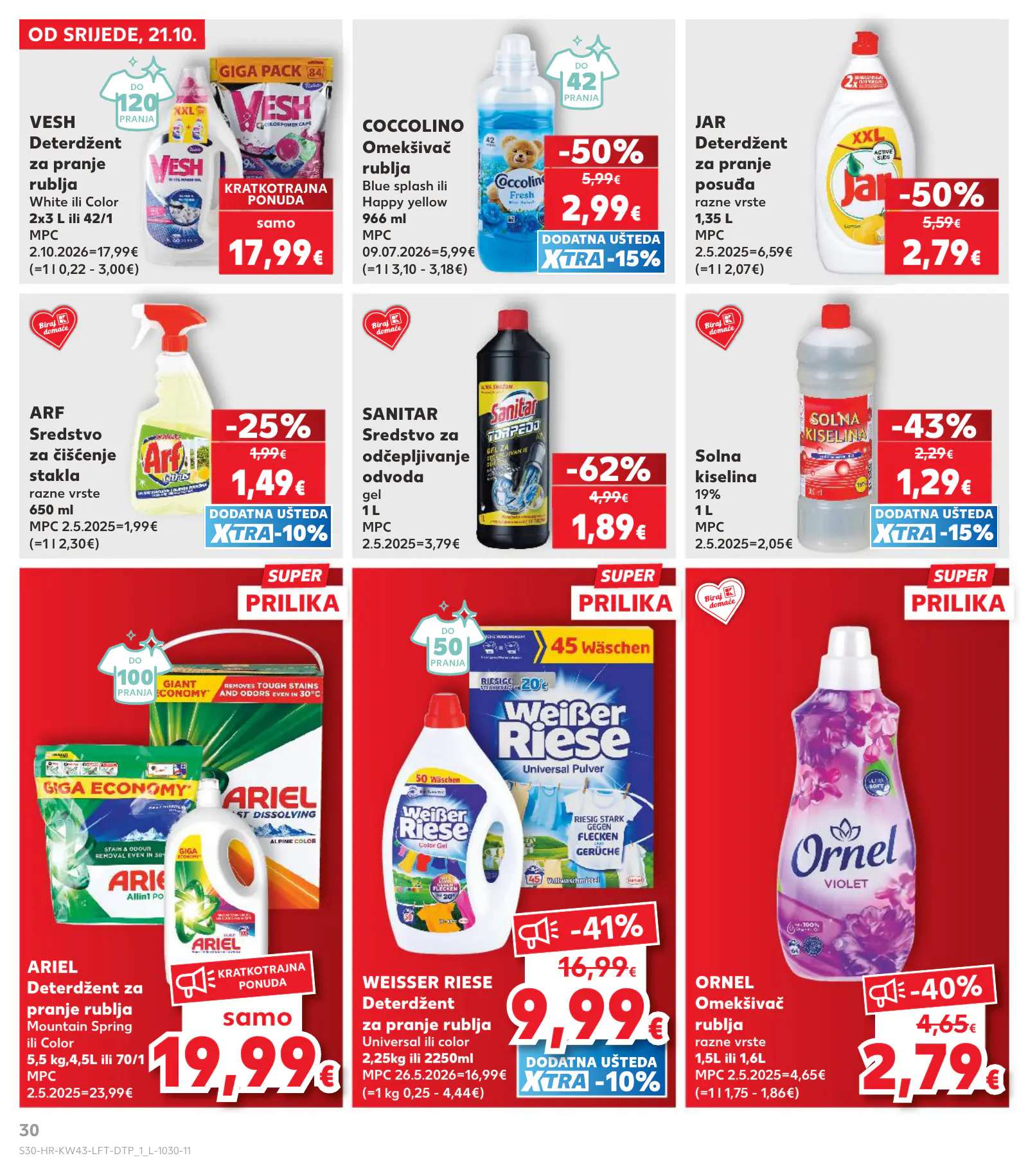 Kaufland Horvátország KDZ, 30. oldal (okt. 21–27.)