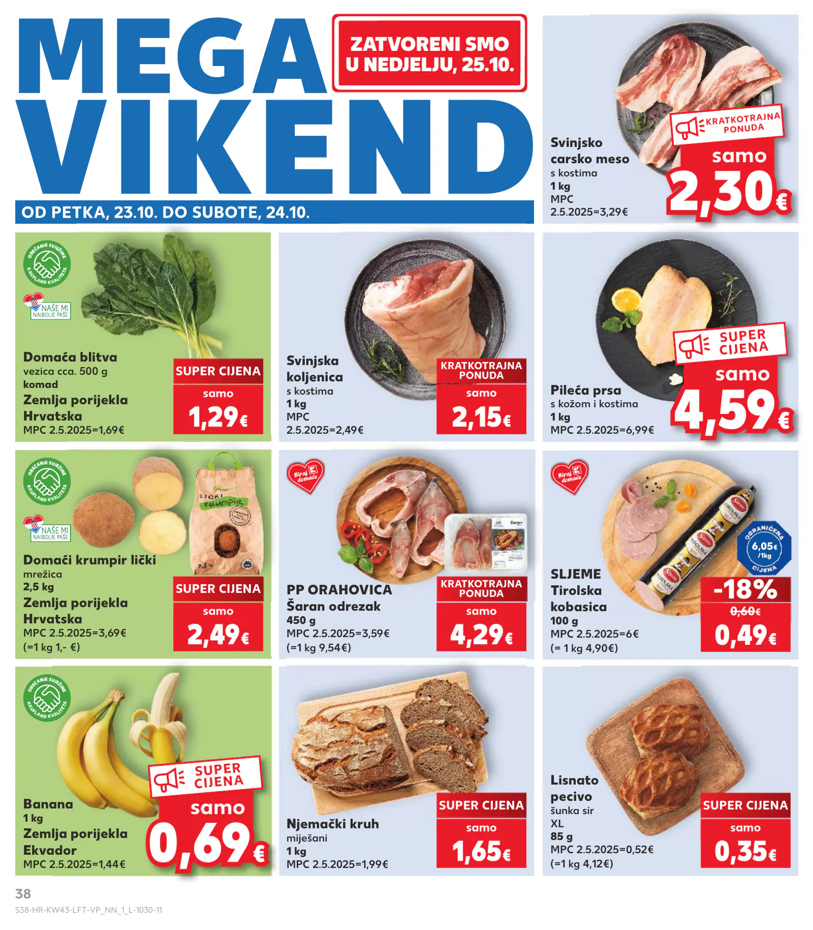 Kaufland Horvátország KDZ, 38. oldal (okt. 21–27.)