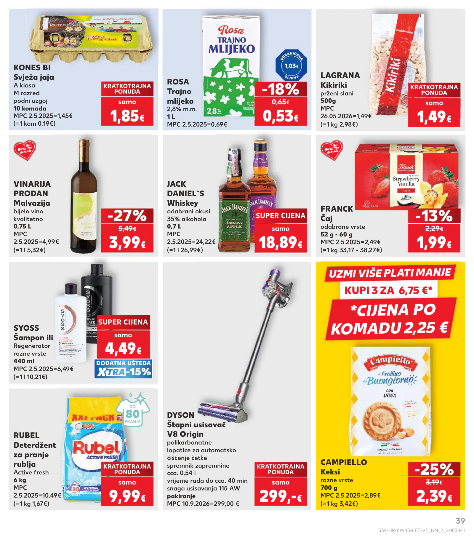 Kaufland Horvátország KDZ, 39. oldal (okt. 21–27.)