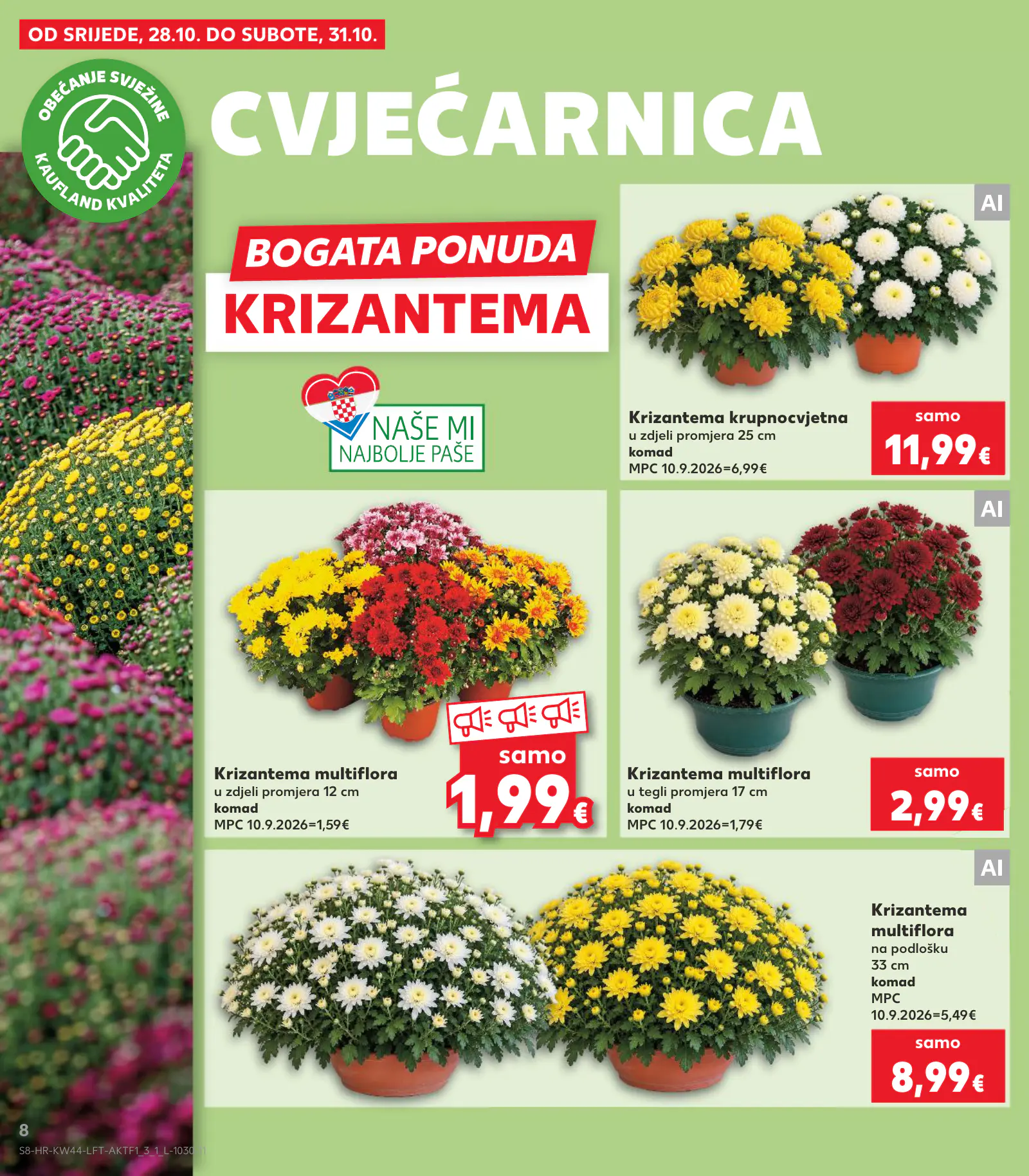 Kaufland Horvátország KDZ, 8. oldal (okt. 28. – nov. 3.)