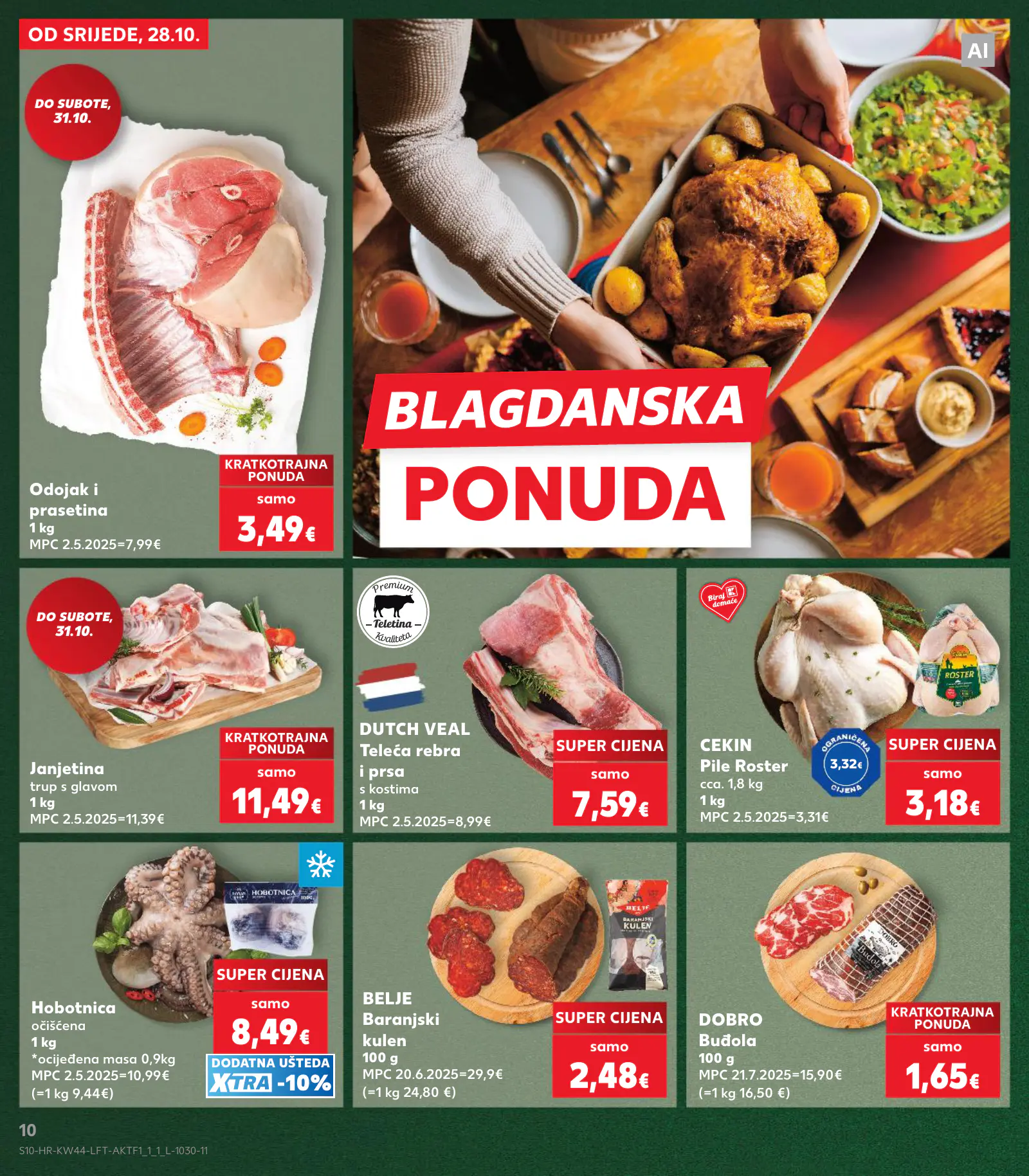 Kaufland Horvátország KDZ, 10. oldal (okt. 28. – nov. 3.)