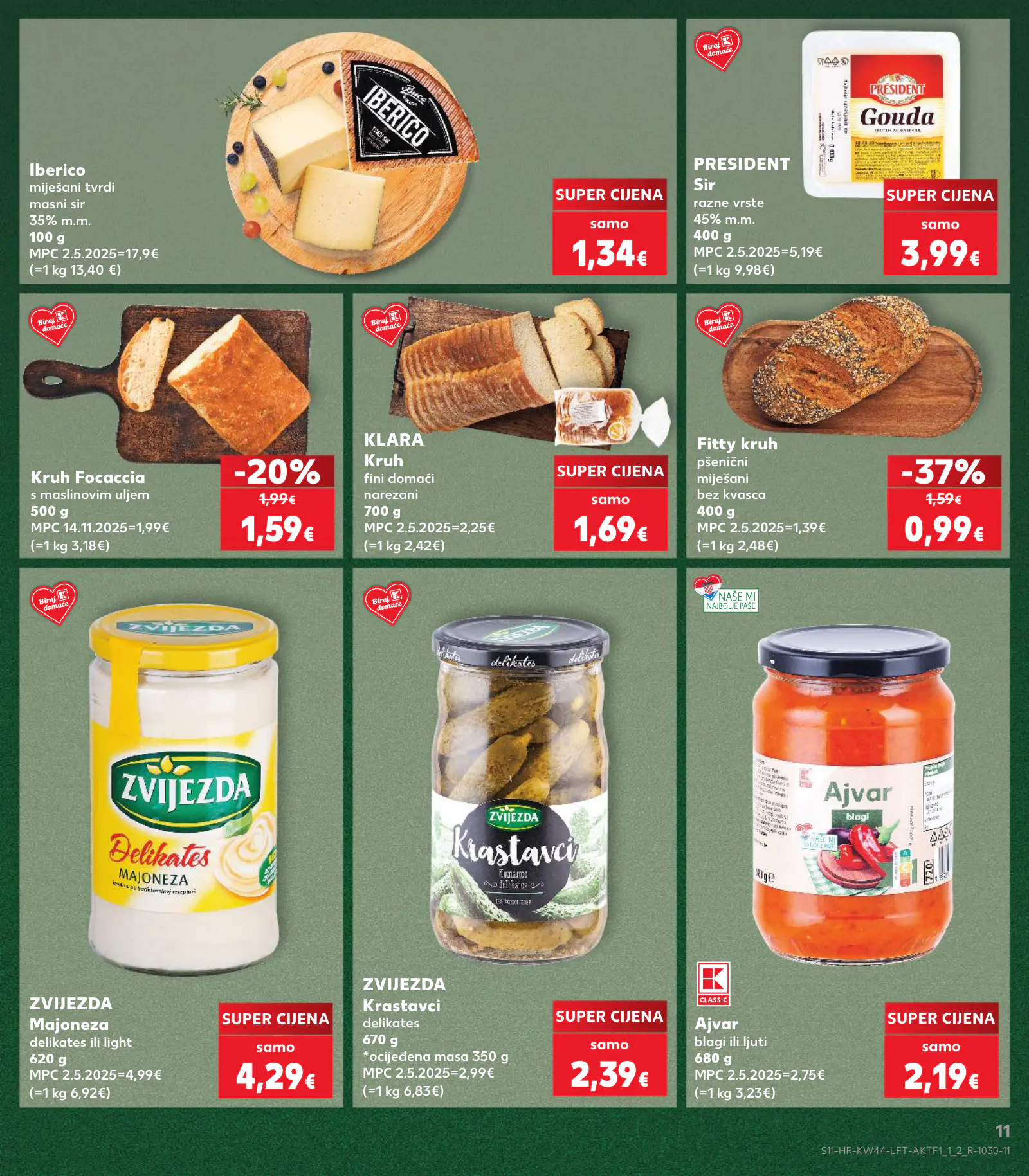 Kaufland Horvátország KDZ, 11. oldal (okt. 28. – nov. 3.)