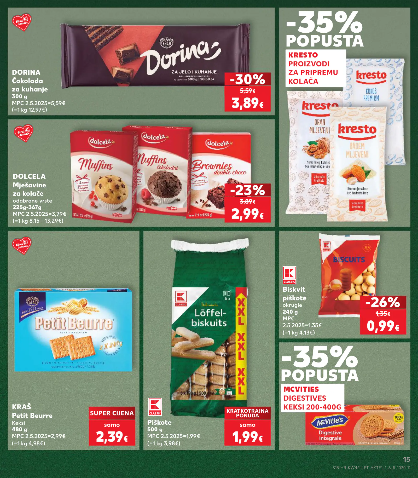 Kaufland Horvátország KDZ, 15. oldal (okt. 28. – nov. 3.)