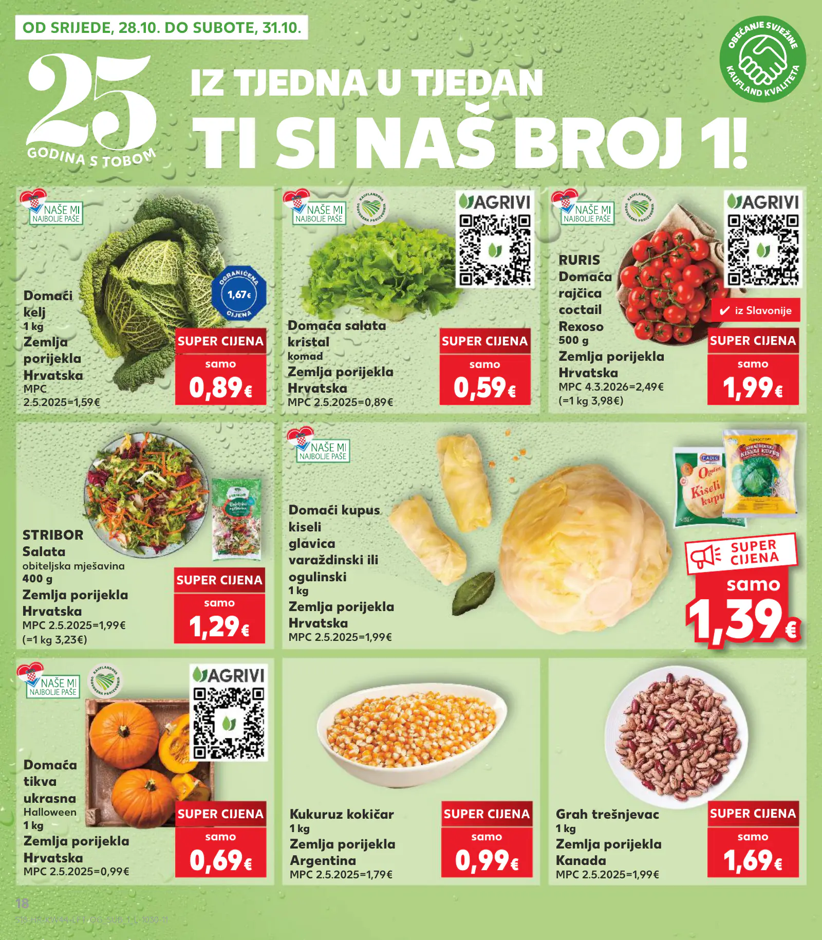 Kaufland Horvátország KDZ, 18. oldal (okt. 28. – nov. 3.)