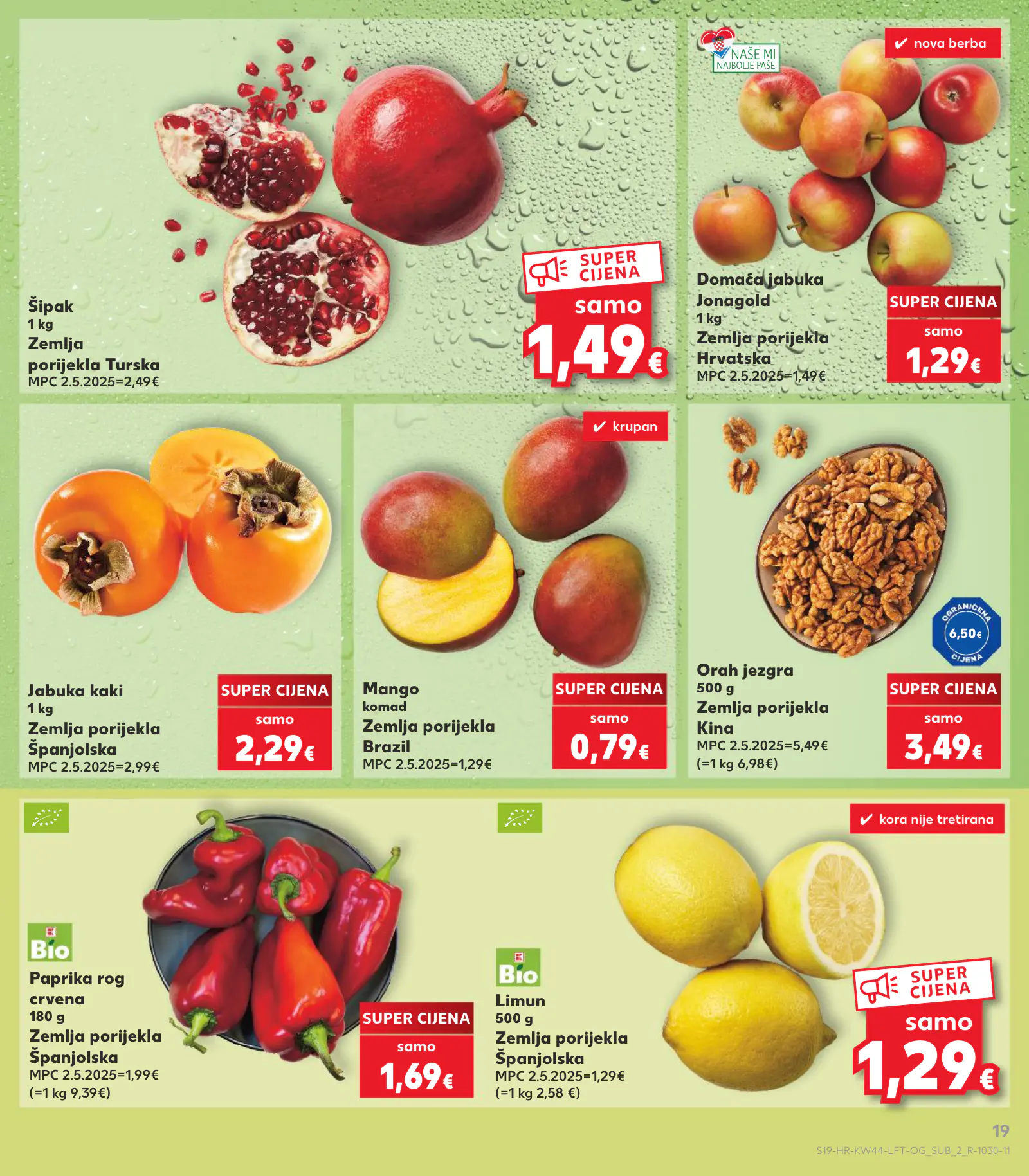 Kaufland Horvátország KDZ, 19. oldal (okt. 28. – nov. 3.)