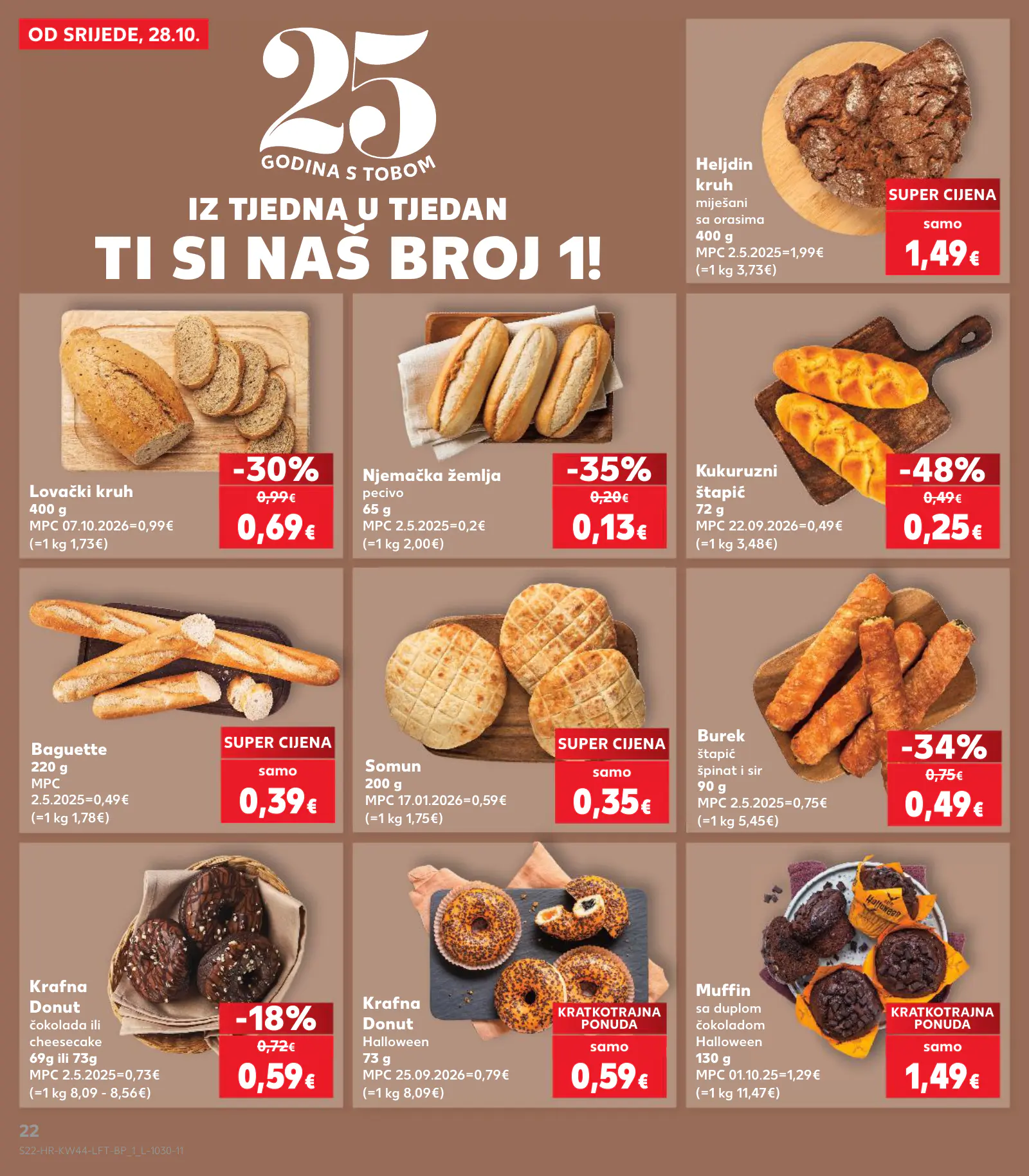 Kaufland Horvátország KDZ, 22. oldal (okt. 28. – nov. 3.)