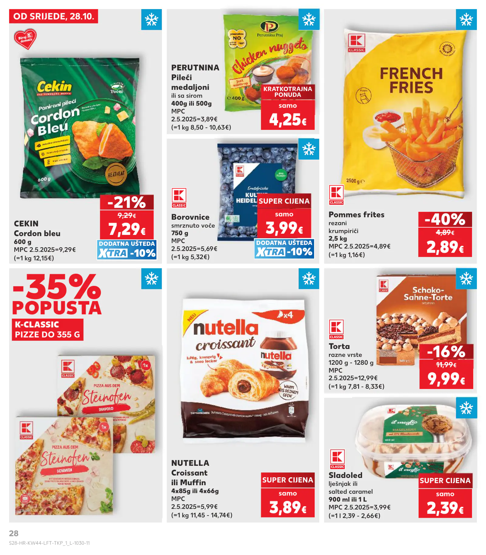 Kaufland Horvátország KDZ, 28. oldal (okt. 28. – nov. 3.)