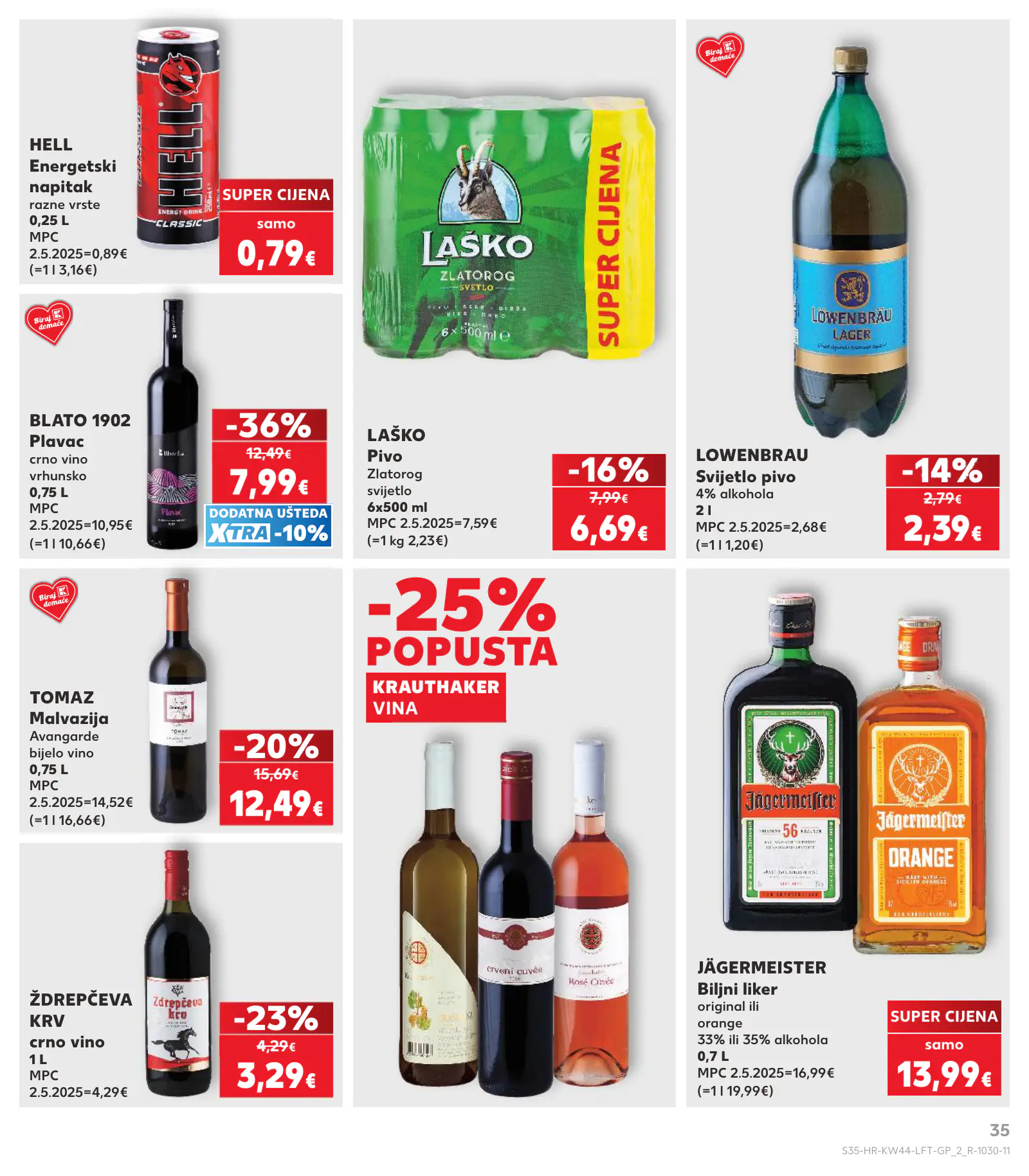 Kaufland Horvátország KDZ, 35. oldal (okt. 28. – nov. 3.)