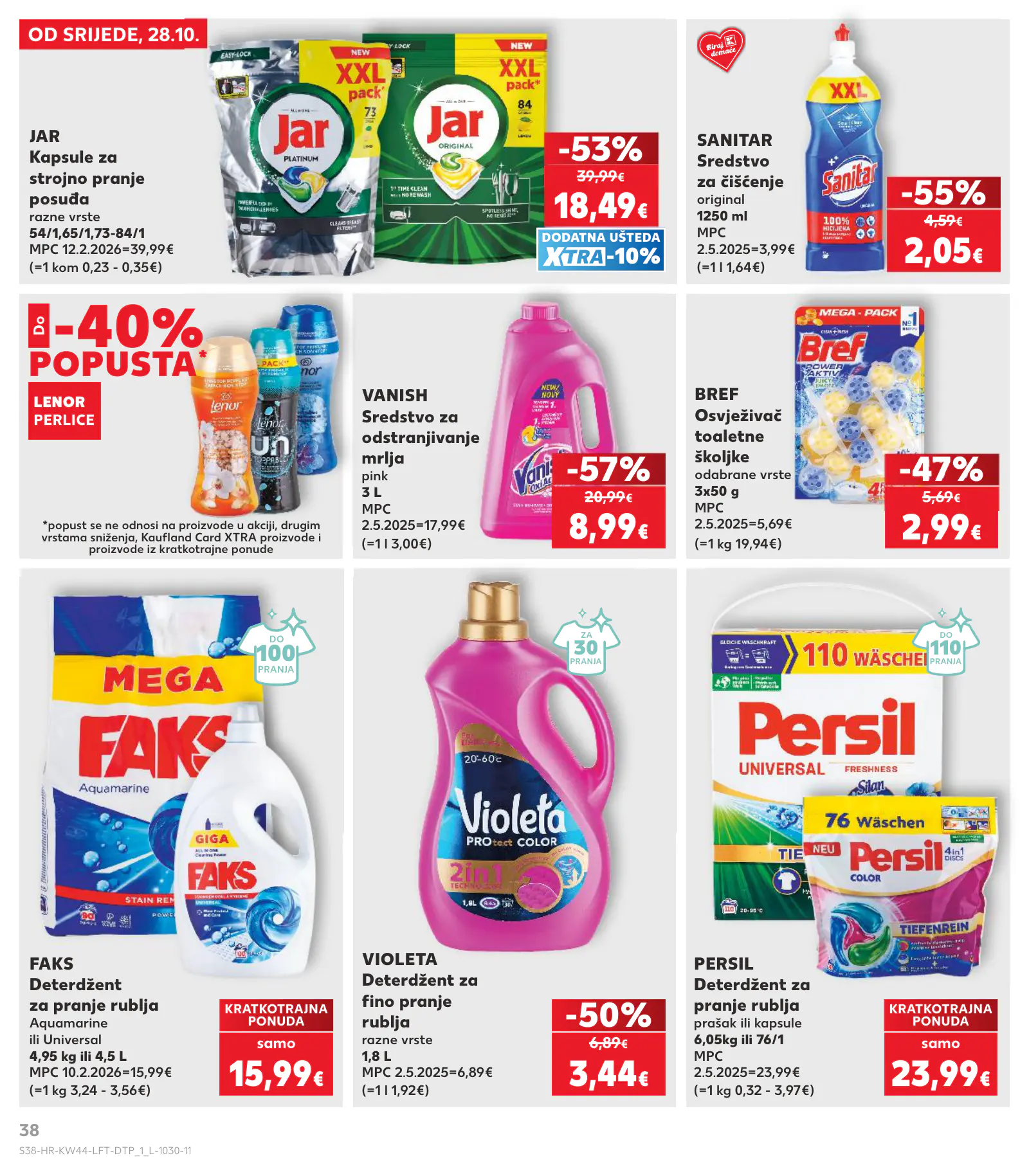 Kaufland Horvátország KDZ, 38. oldal (okt. 28. – nov. 3.)