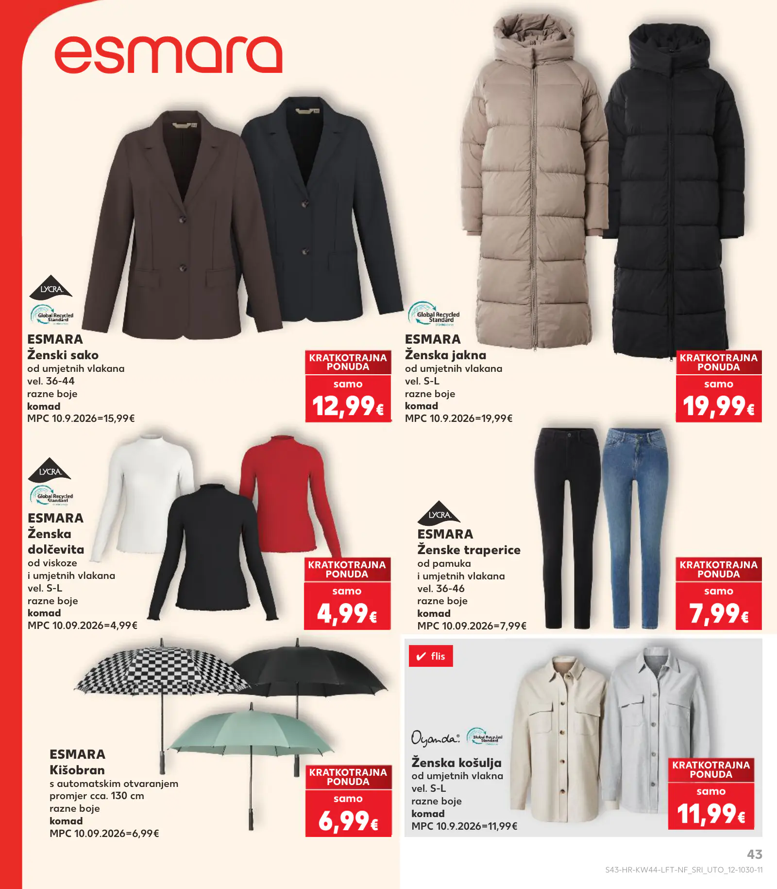 Kaufland Horvátország KDZ, 43. oldal (okt. 28. – nov. 3.)