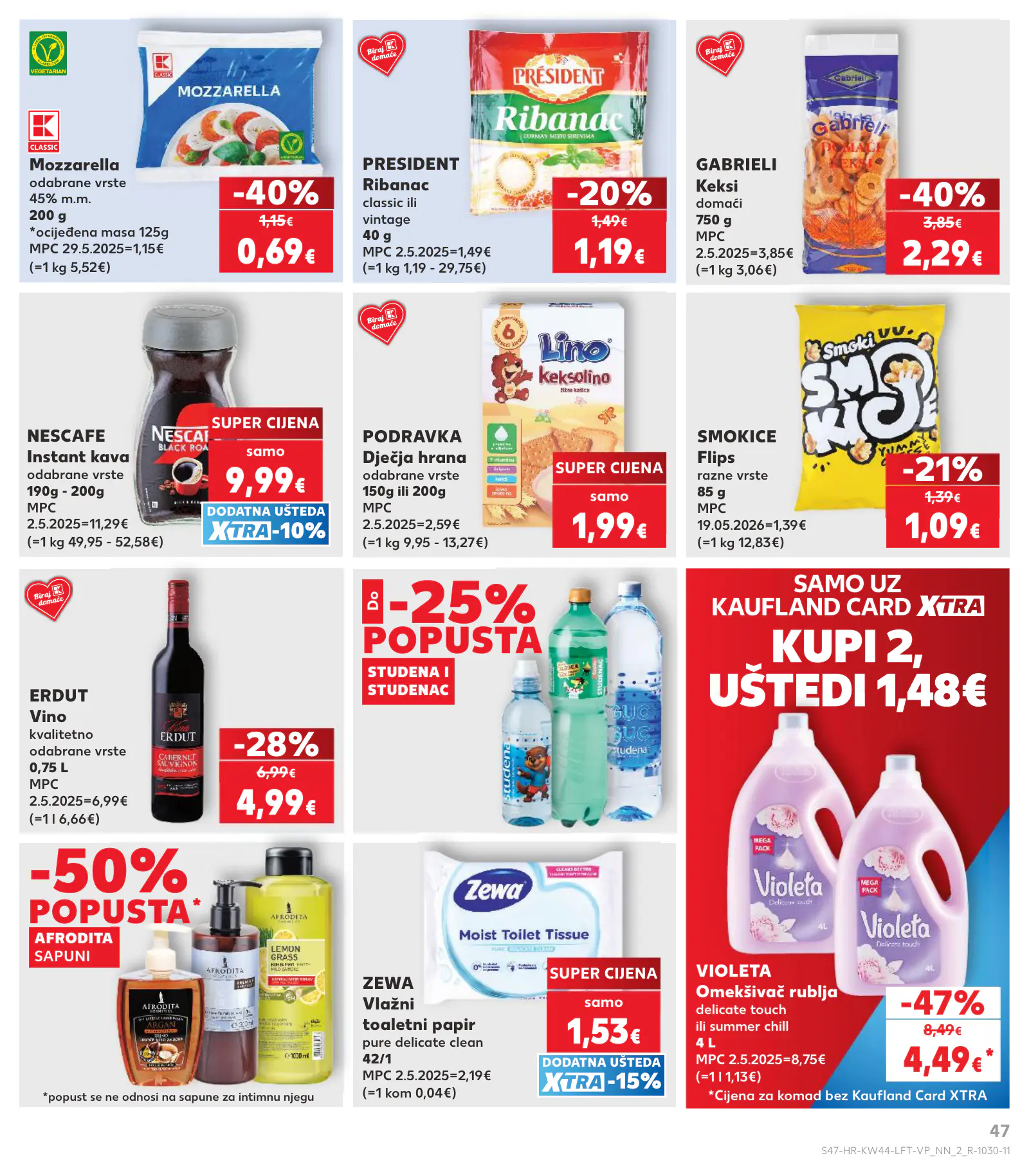 Kaufland Horvátország KDZ, 47. oldal (okt. 28. – nov. 3.)