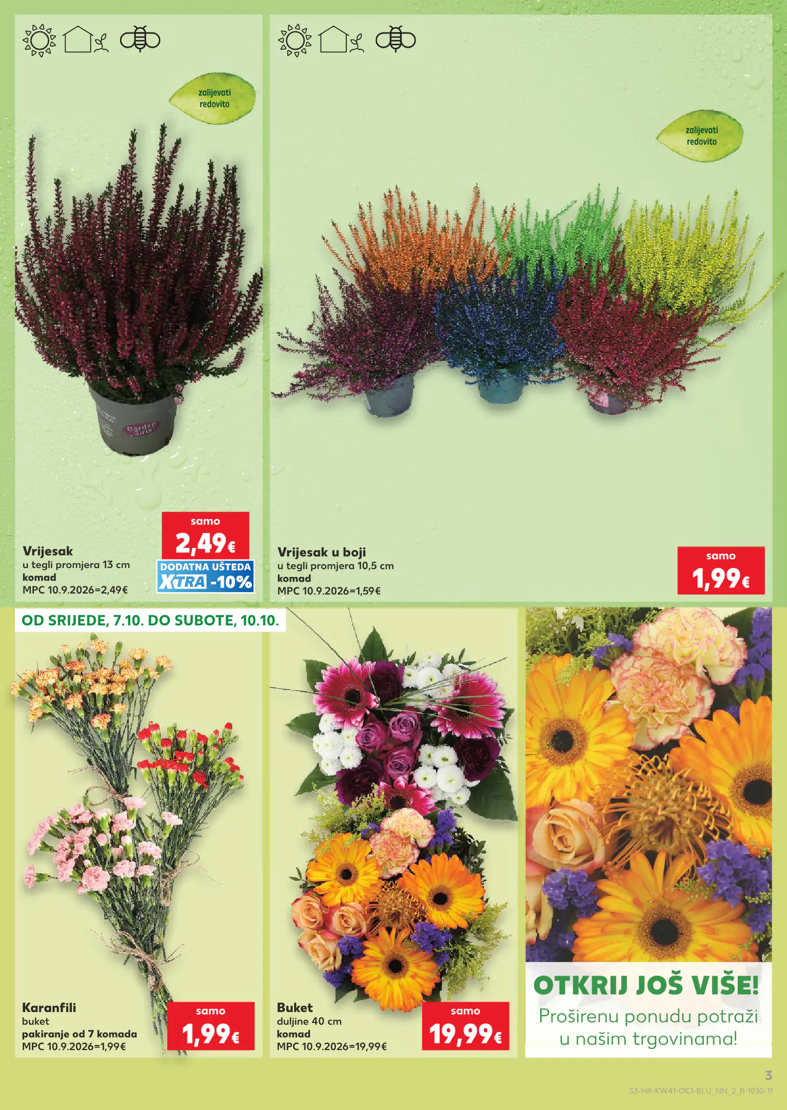Kaufland Horvátország akciós újság, 3. oldal (okt. 7–13.)