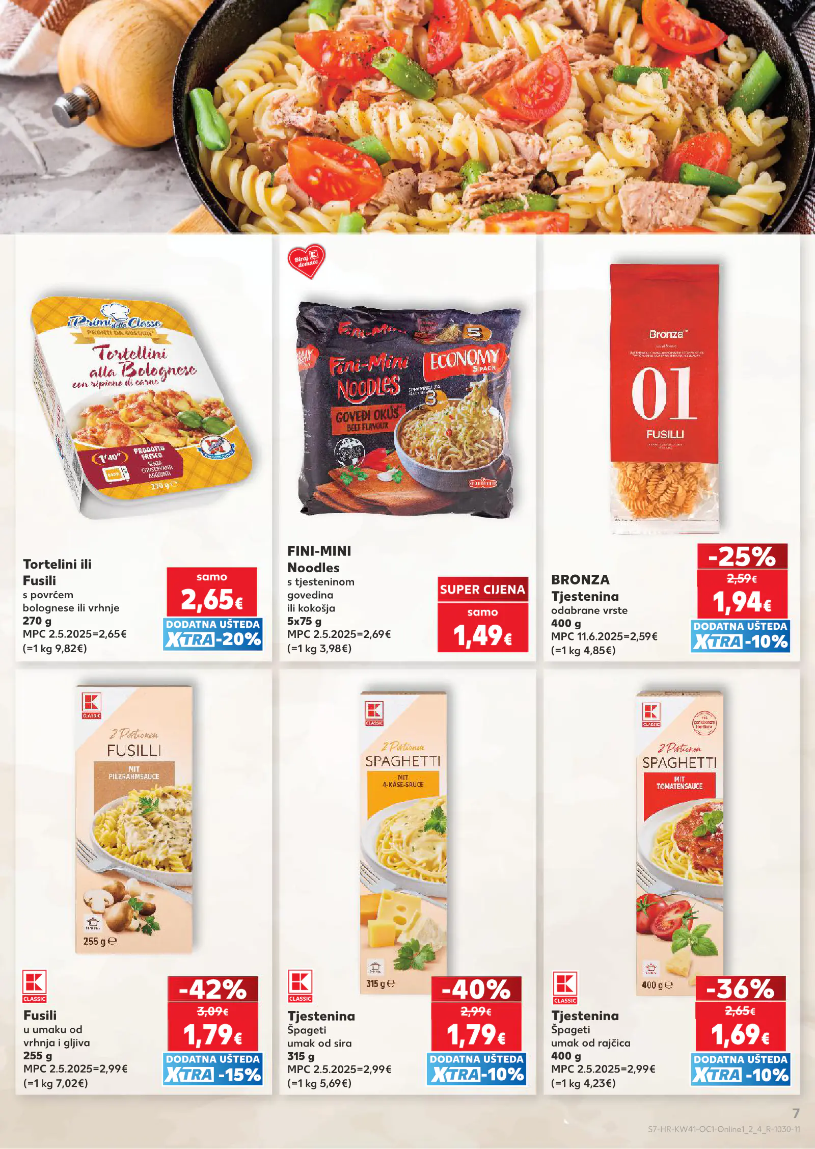 Kaufland Horvátország akciós újság, 7. oldal (okt. 7–13.)