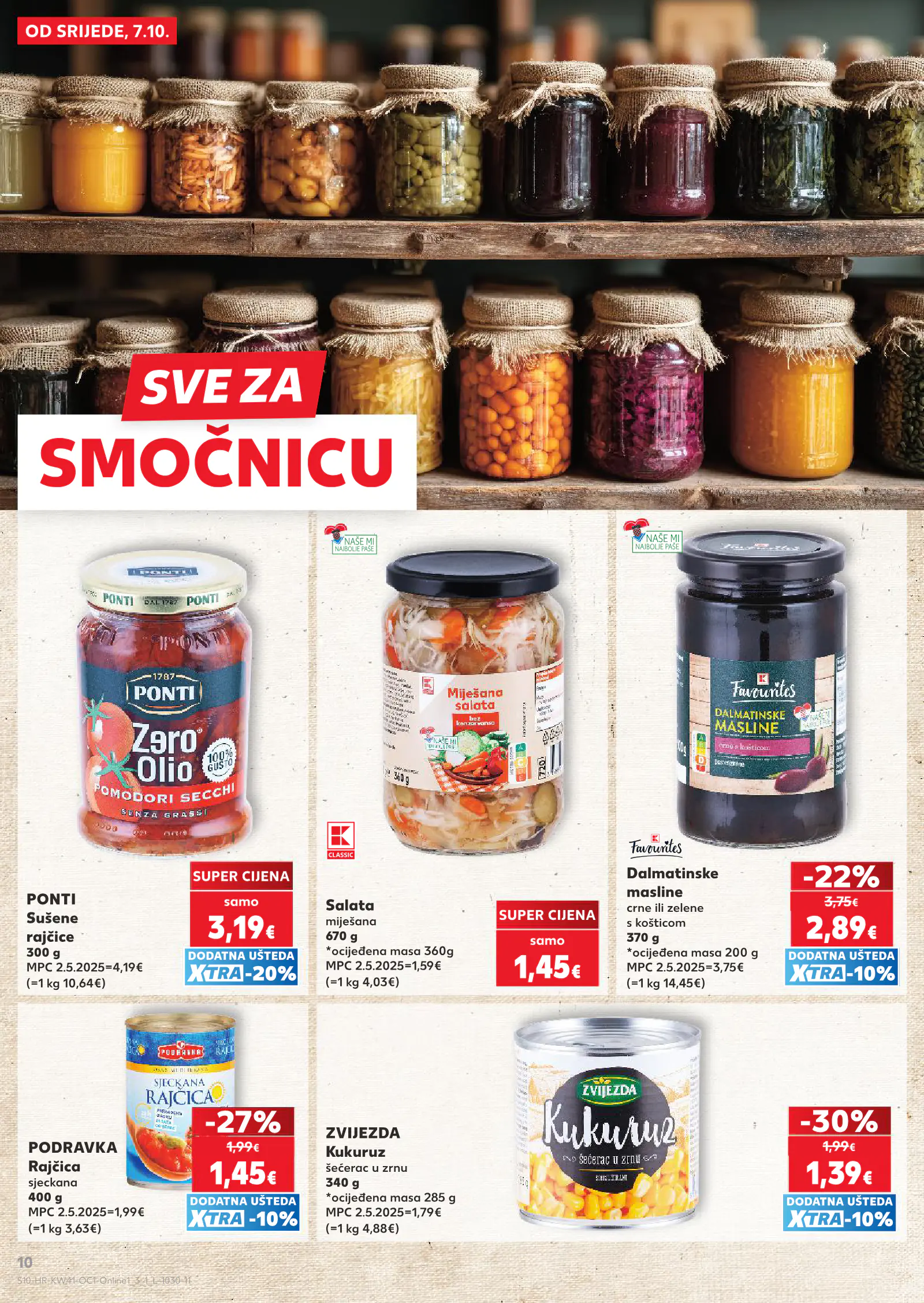 Kaufland Horvátország akciós újság, 10. oldal (okt. 7–13.)