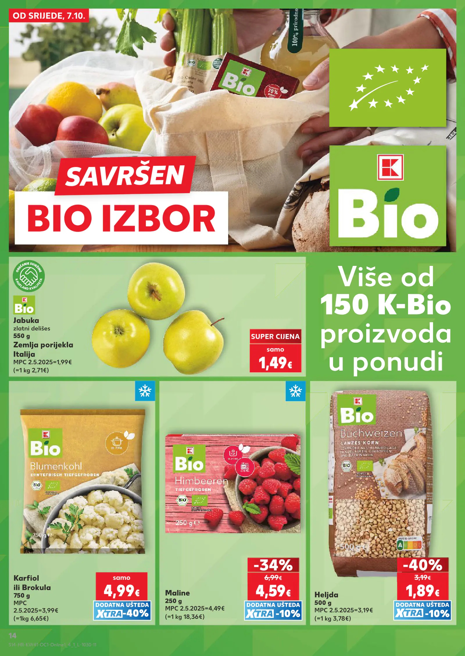 Kaufland Horvátország akciós újság, 14. oldal (okt. 7–13.)
