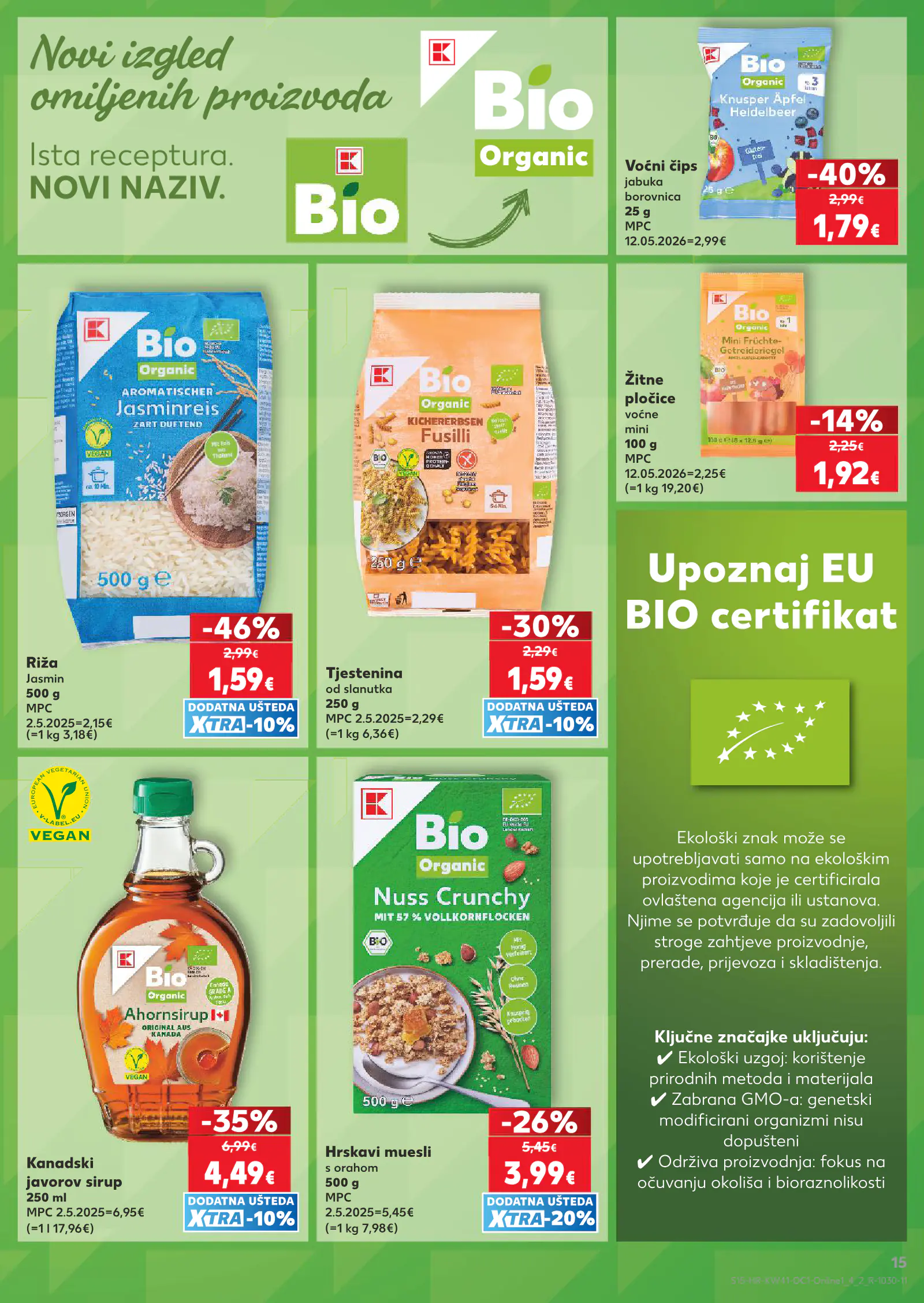 Kaufland Horvátország akciós újság, 15. oldal (okt. 7–13.)