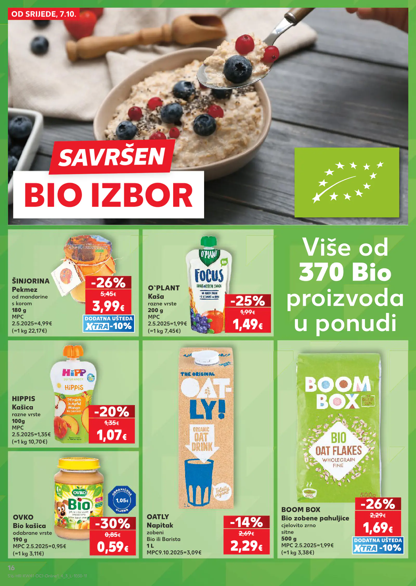 Kaufland Horvátország akciós újság, 16. oldal (okt. 7–13.)