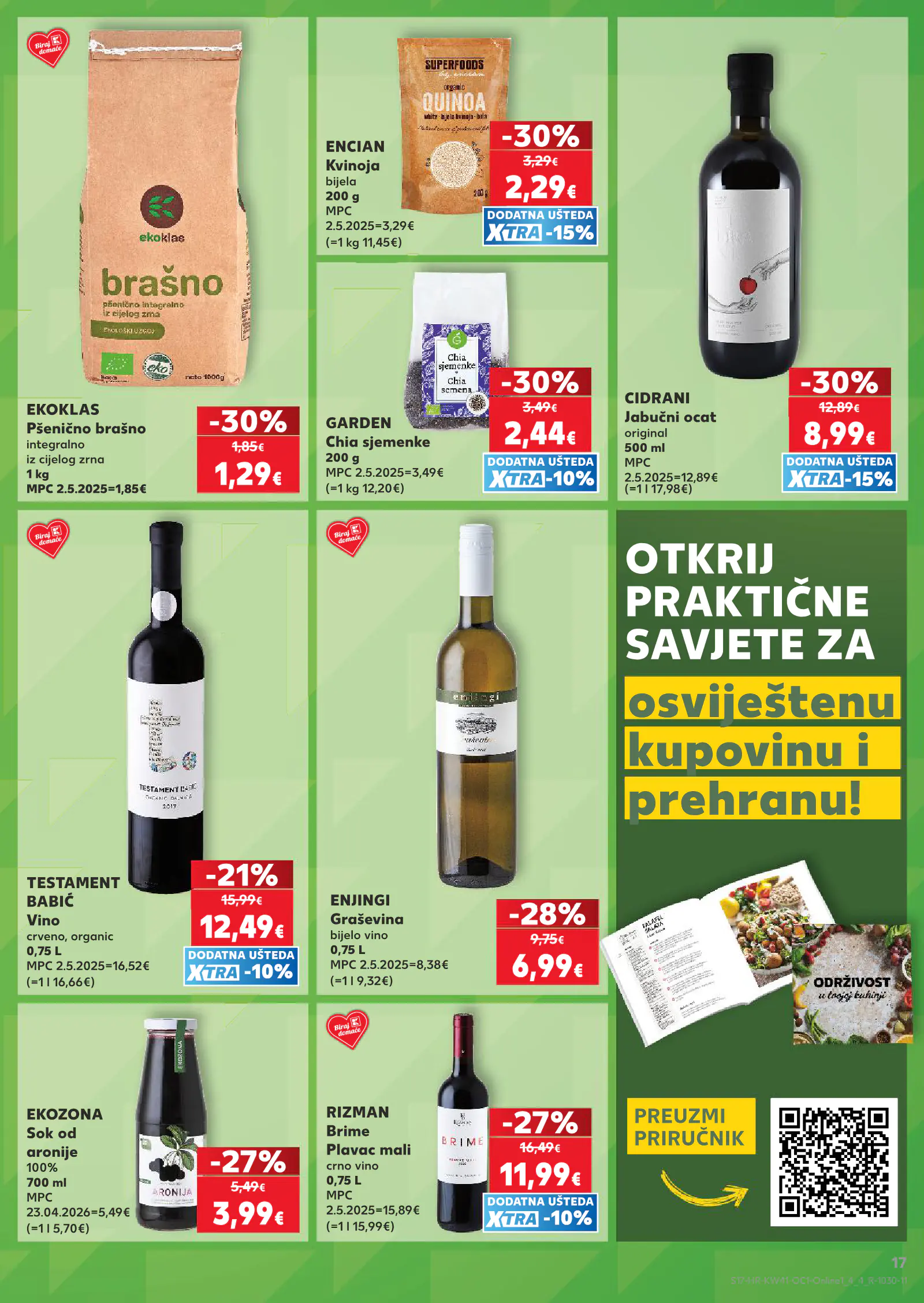 Kaufland Horvátország akciós újság, 17. oldal (okt. 7–13.)
