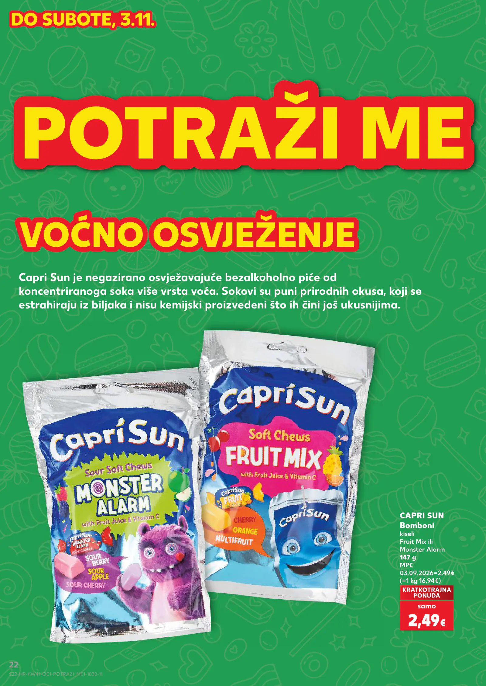 Kaufland Horvátország akciós újság, 22. oldal (okt. 7–13.)