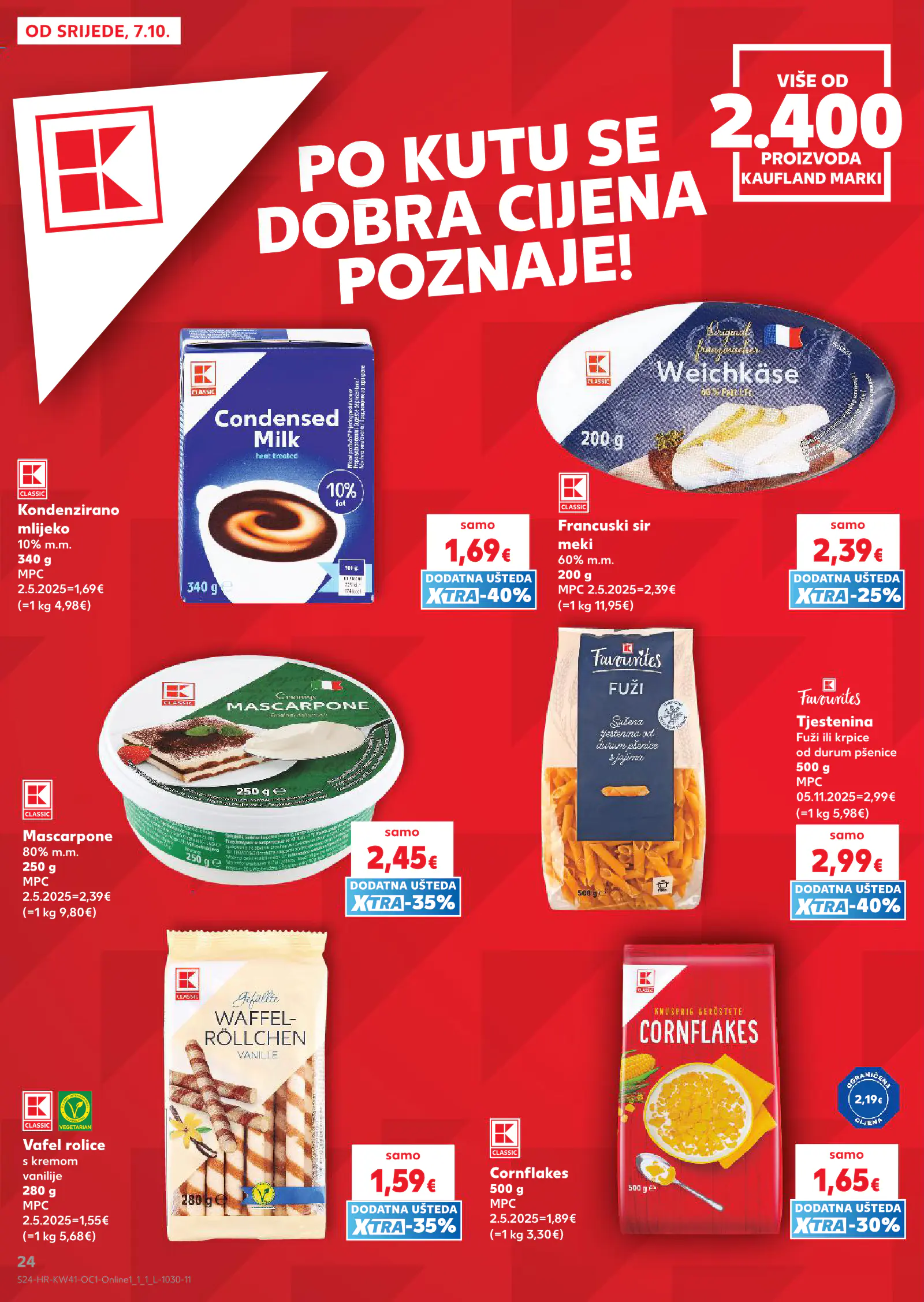 Kaufland Horvátország akciós újság, 24. oldal (okt. 7–13.)