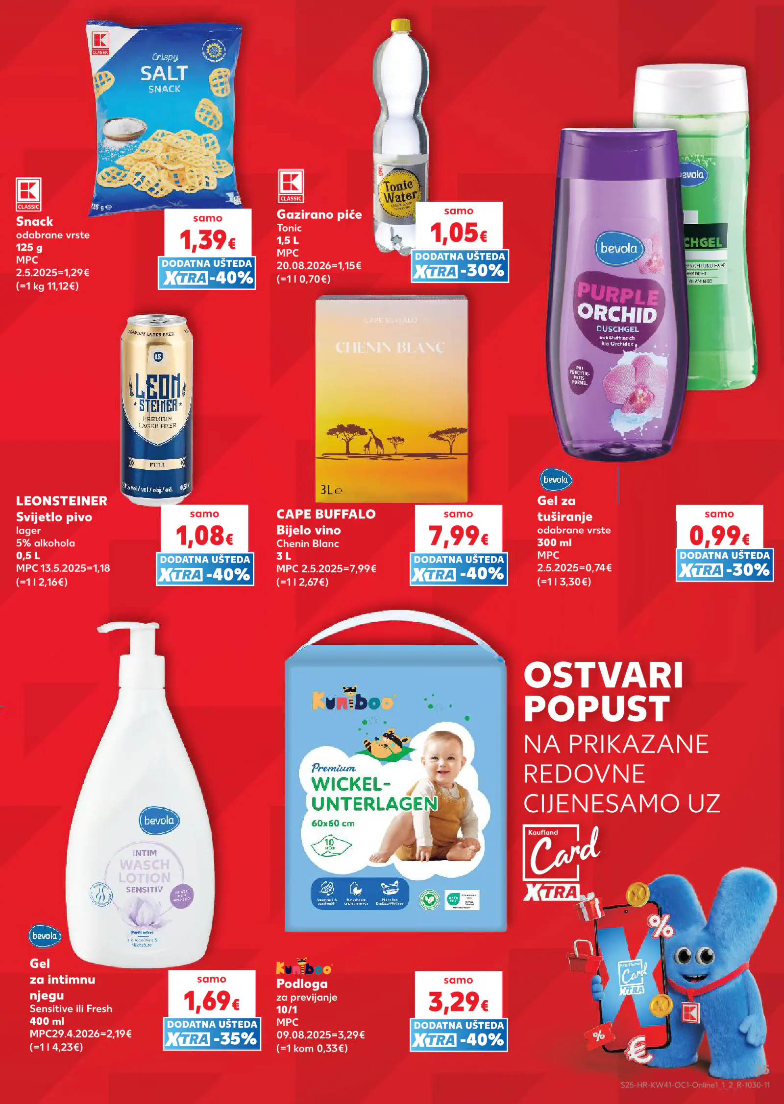 Kaufland Horvátország akciós újság, 25. oldal (okt. 7–13.)